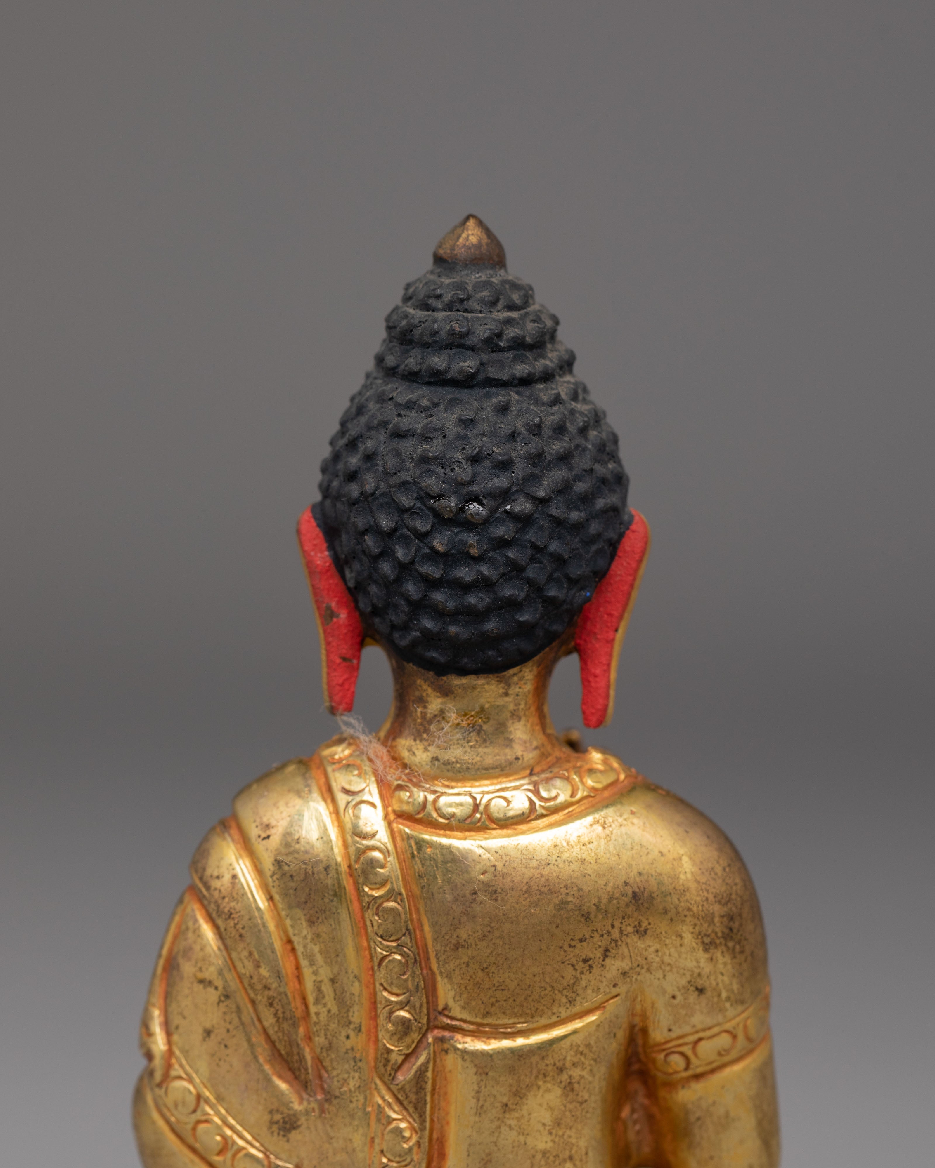 Sacred Statue of Amoghasiddhi Buddha | Himalayan Enlightenment Art