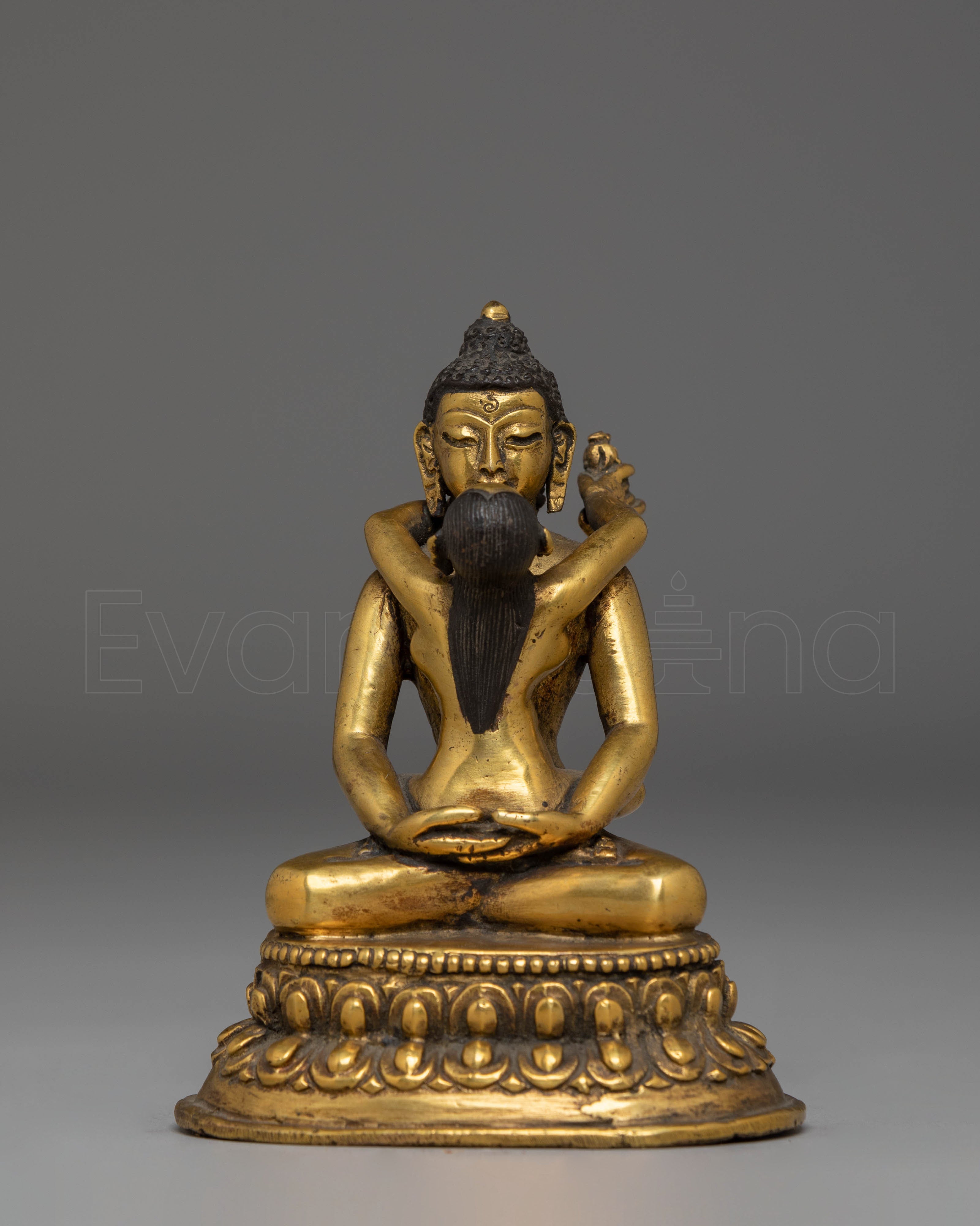 Statue of Samanthabhadra with Samanthabhadri