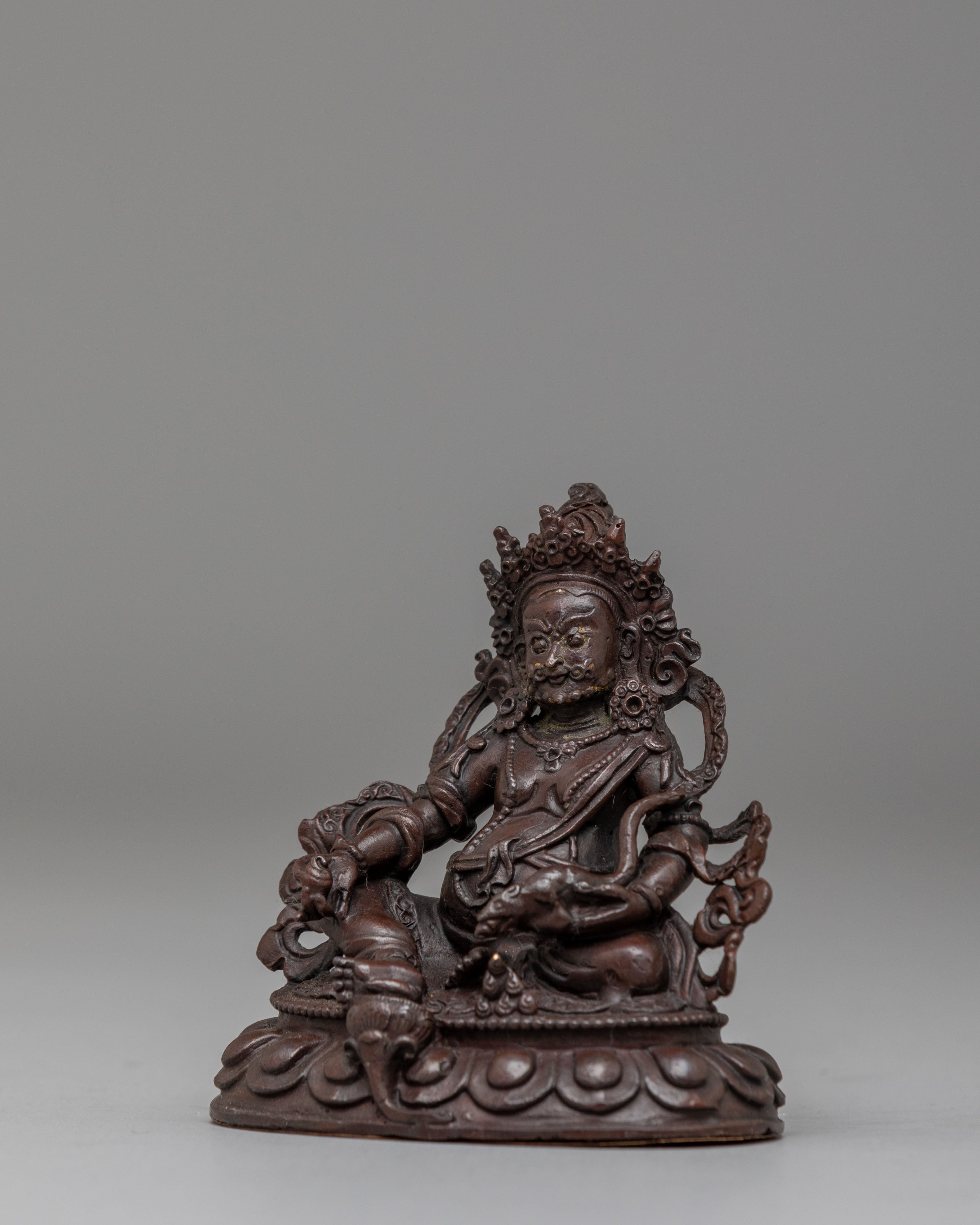 Machine Made Dzambhala Figure | Sacred Symbol of Prosperity