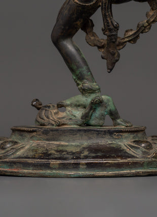 Dorje Phagmo Antique Figure | Bronze Vajravarahi Deity Statue
