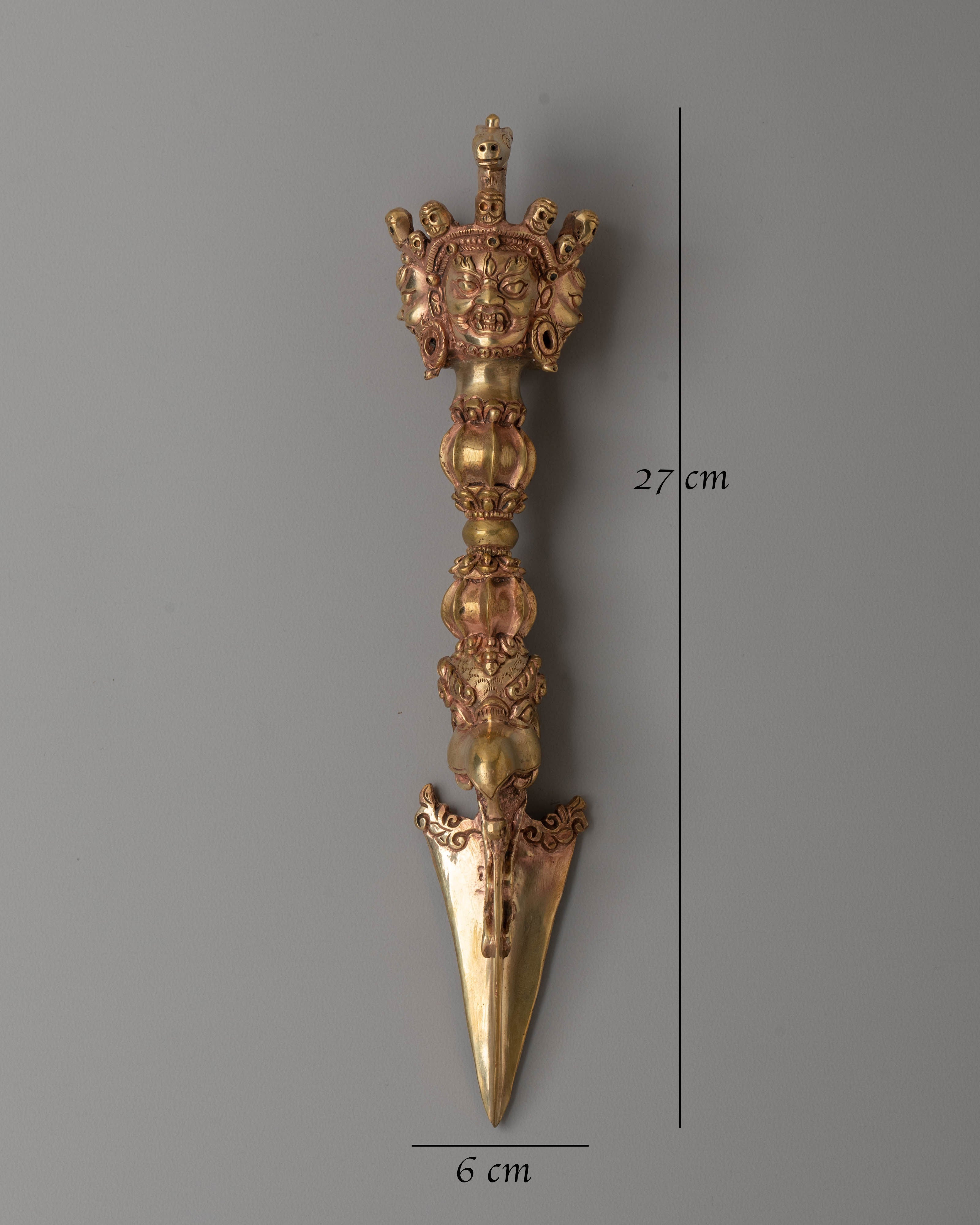 Sacred Tibetan Phurba Dagger | Ritual Dagger for Spiritual Protection