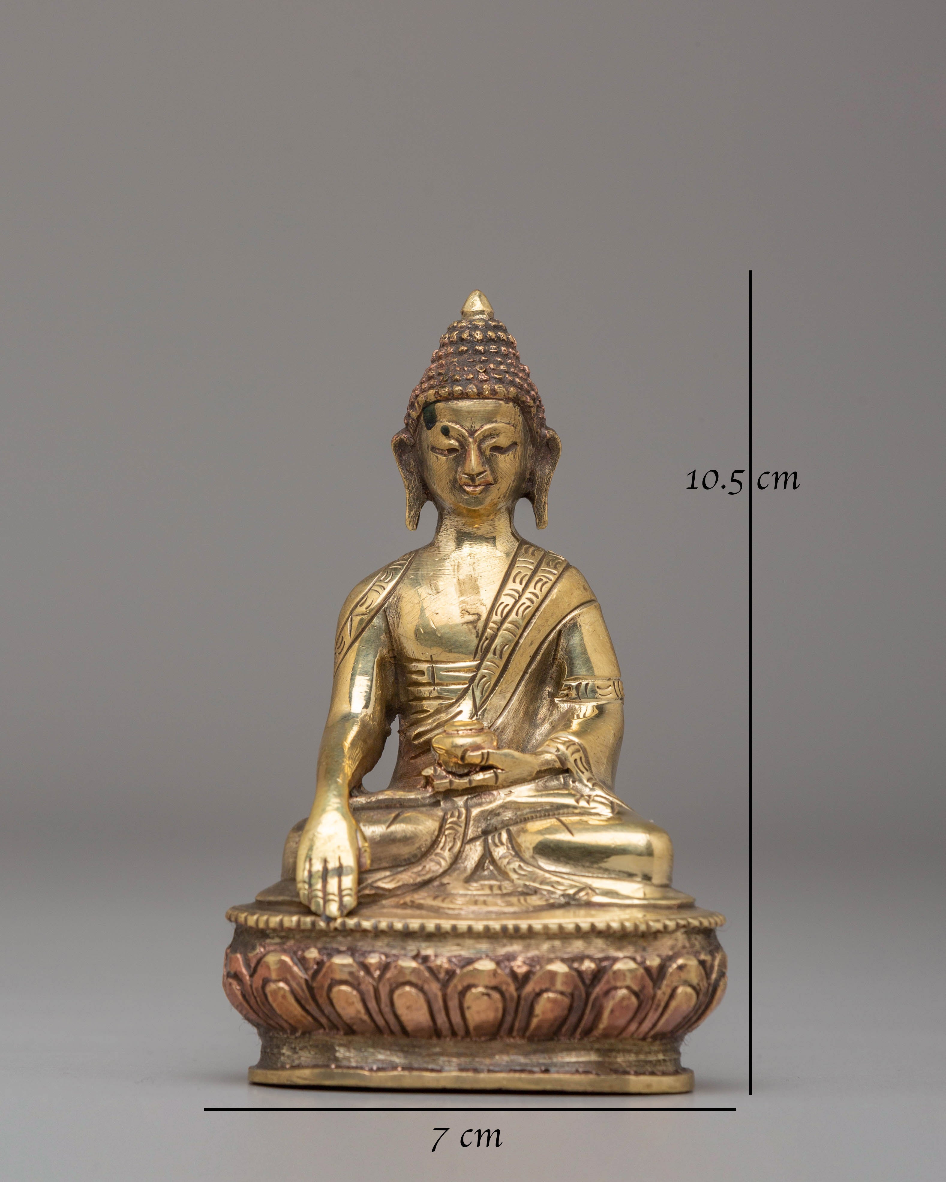 Shakyamuni Buddha Spiritual Statue | Traditional Tibetan Buddhist Artwork