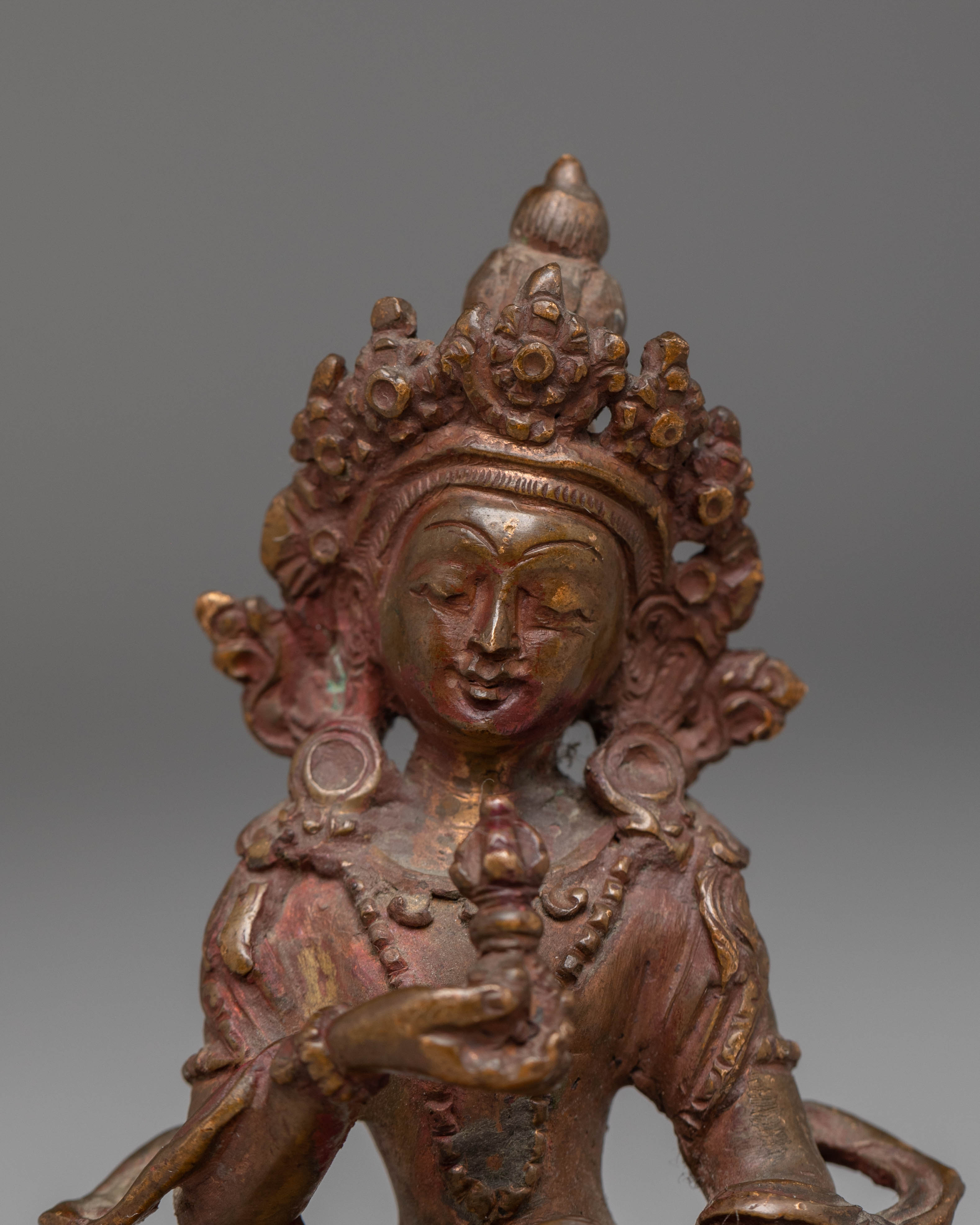 Handmade Vajrasattva Statue for Purification | Tibetan Vajrasattva Figure