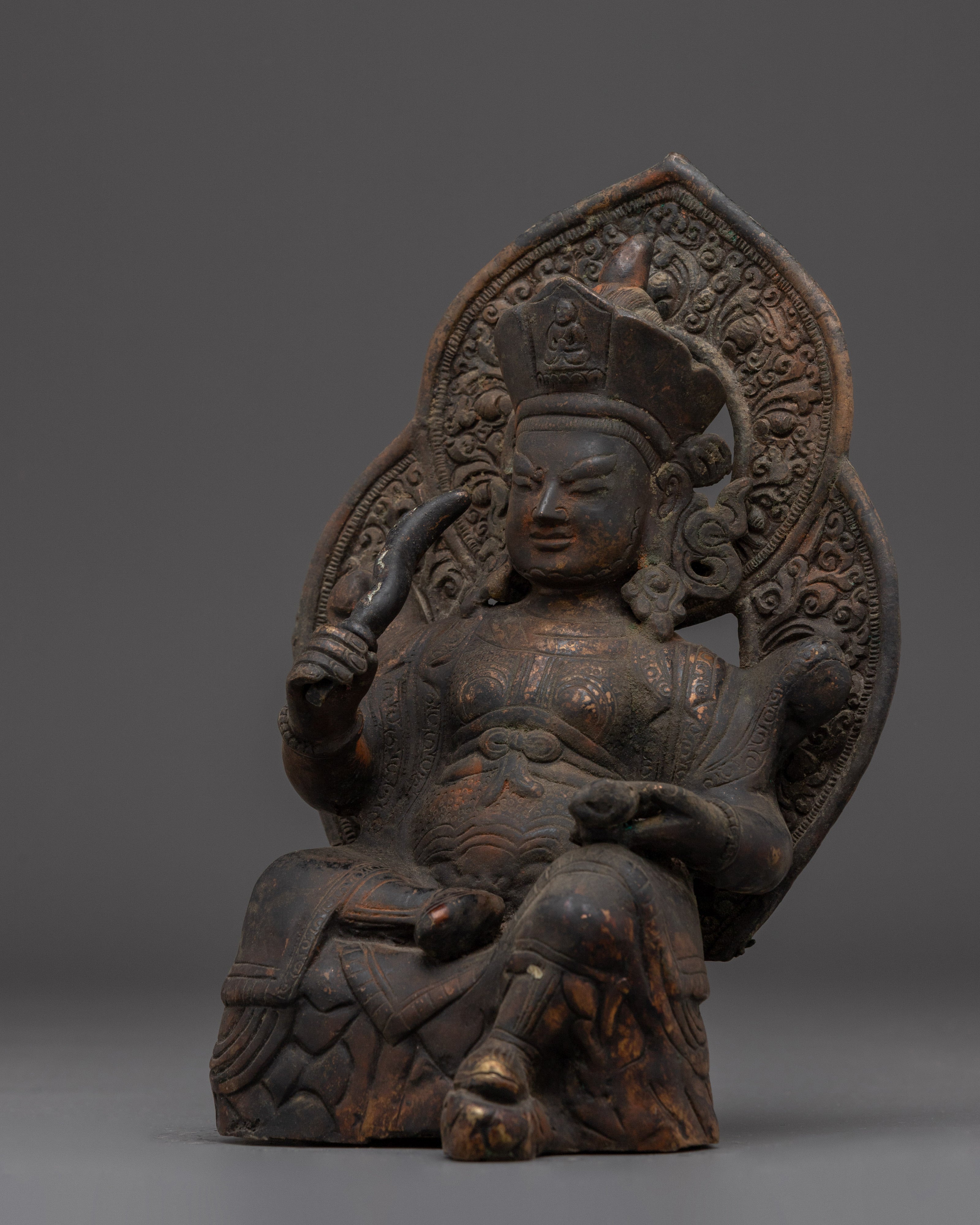 Vaishravana Handcrafted Statue | Prosperity and Protection Altar Decor