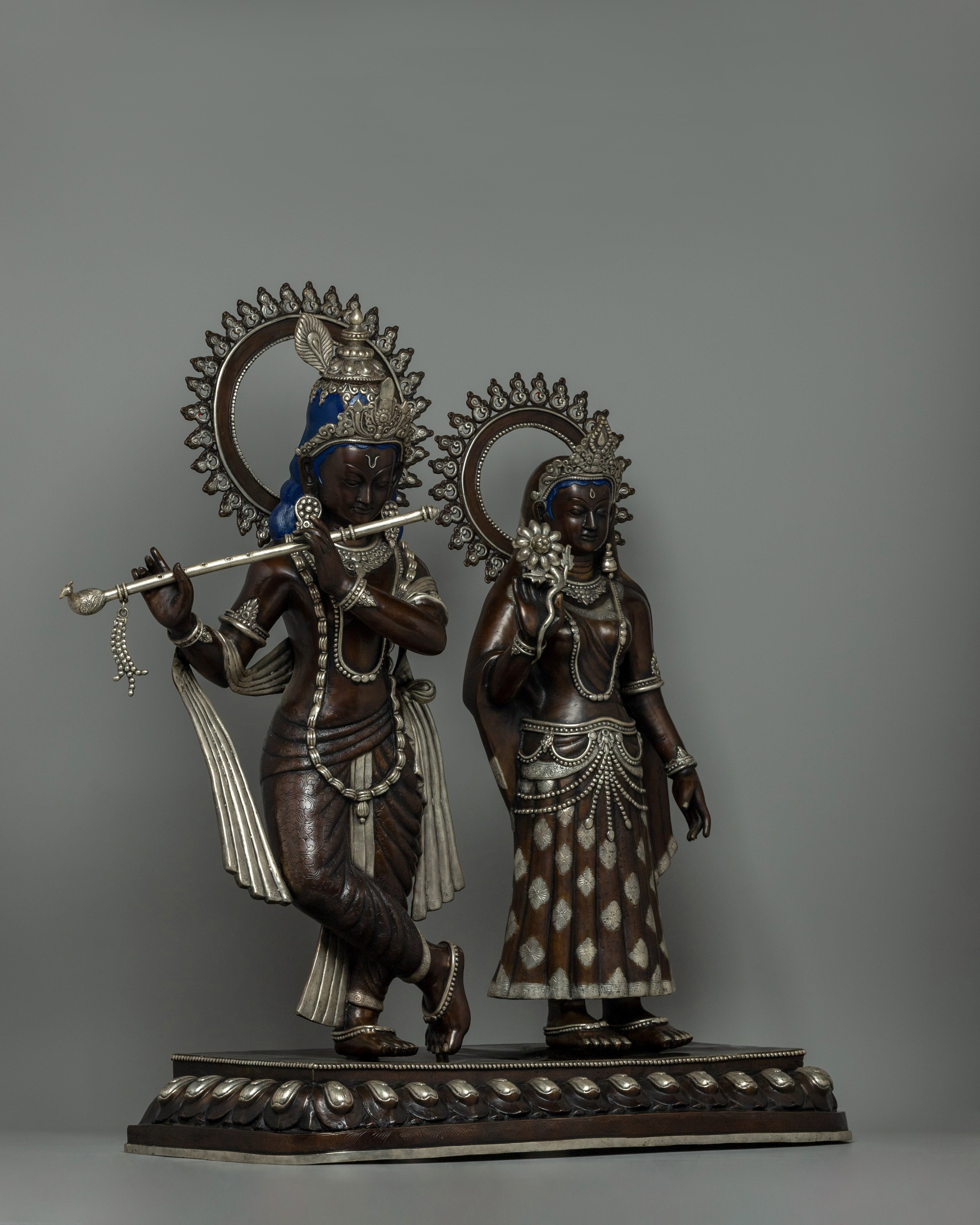 Statue of Lord Krishna and Radha | Divine Love Embodied in Krishna Radha Sculpture