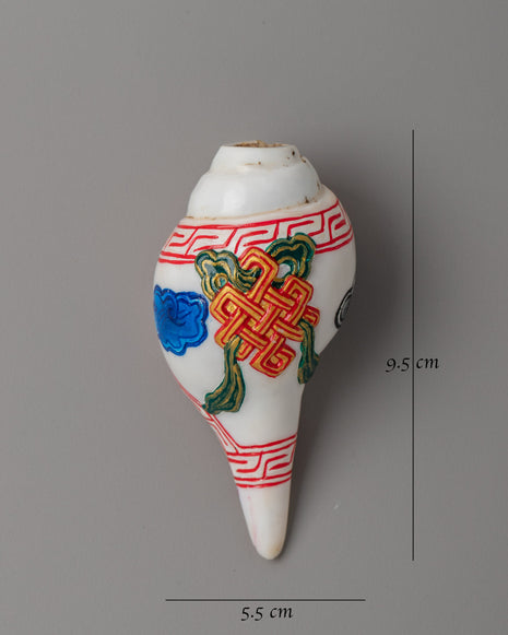 8 Auspicious Symbols Shankha Conch Shell | Symbols for Rituals and Spiritual Practices