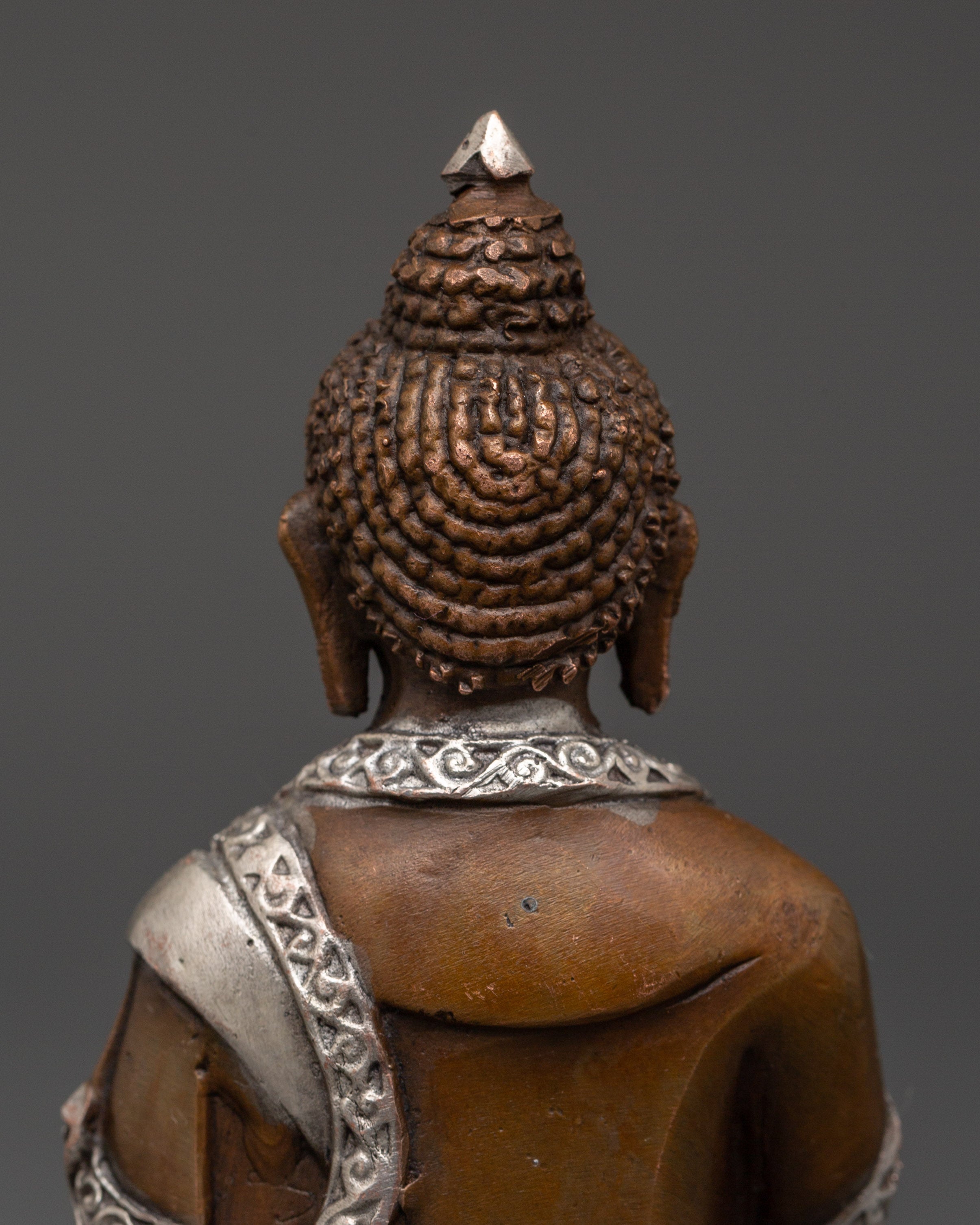 Oxidized Shakyamuni Sculpture | Home Decor