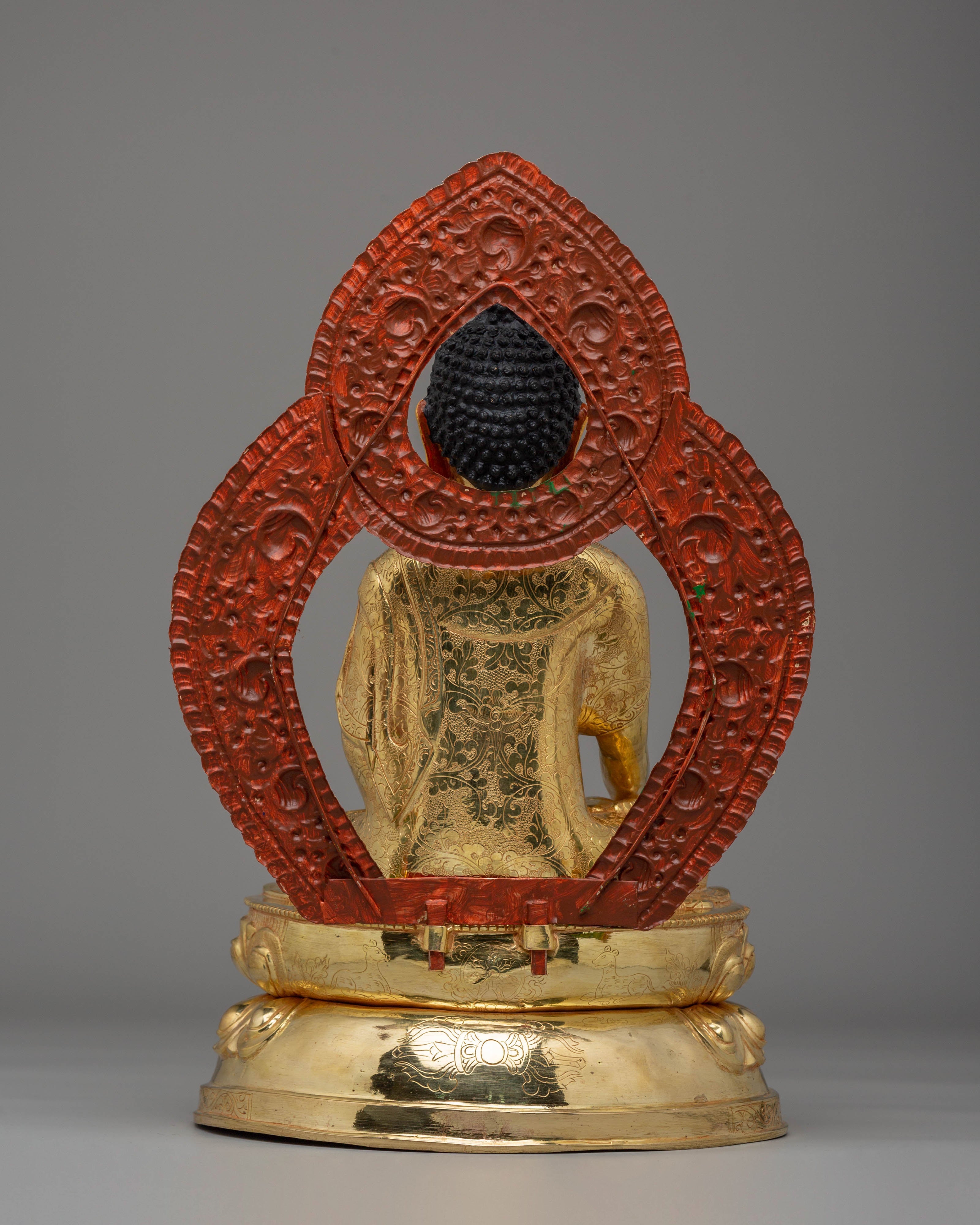 Handmade Golden Shakyamuni Buddha Statue