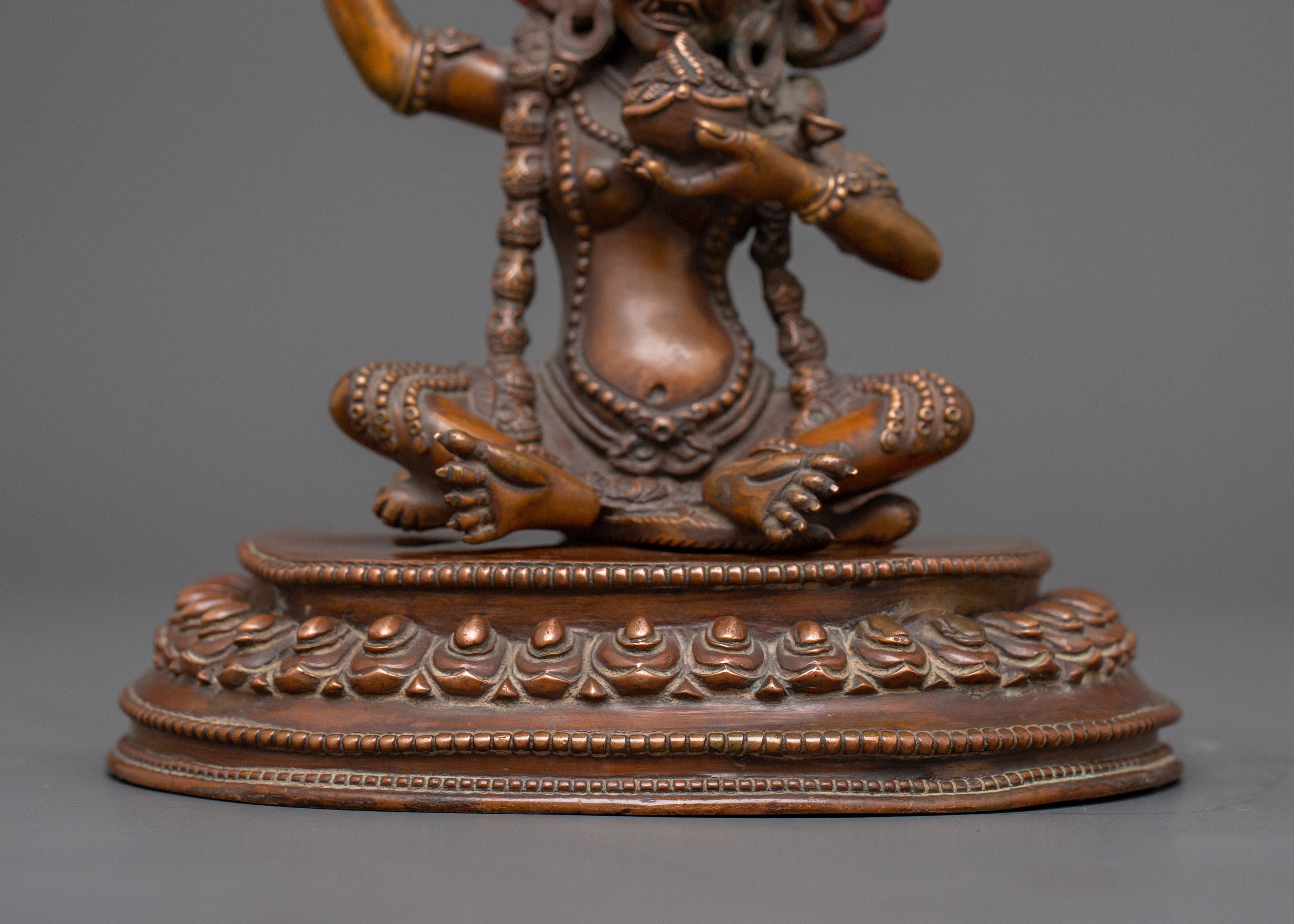 Oxidized Copper Vajrayogini Statue | Powerful Tantric Deity