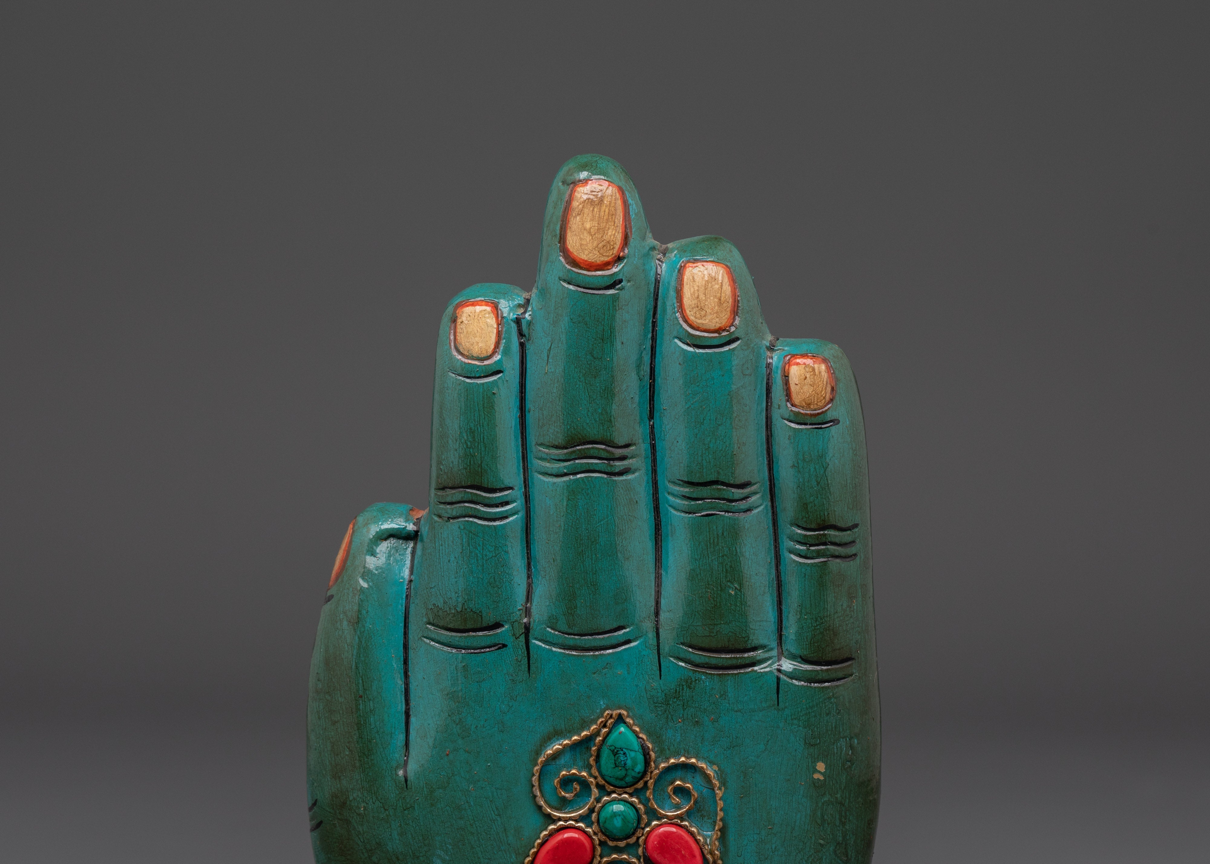 Handcrafted Amoghasiddhi Buddha Figurine | Symbol of Protection & Wisdom
