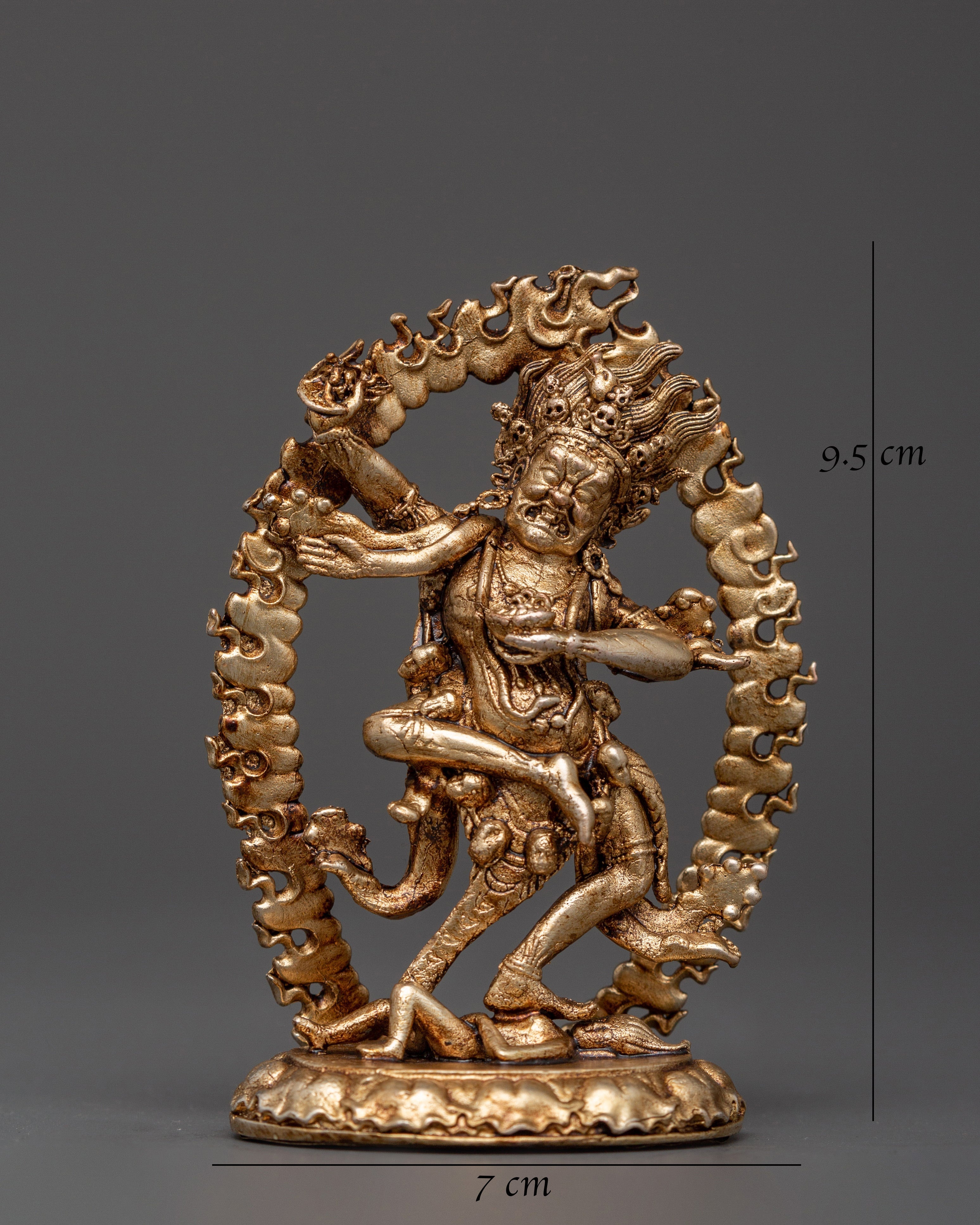 Troma Nagmo Wrathful Dakini Statue | Tibetan Wisdom Deity for Cho Practice, Altar & Ritual