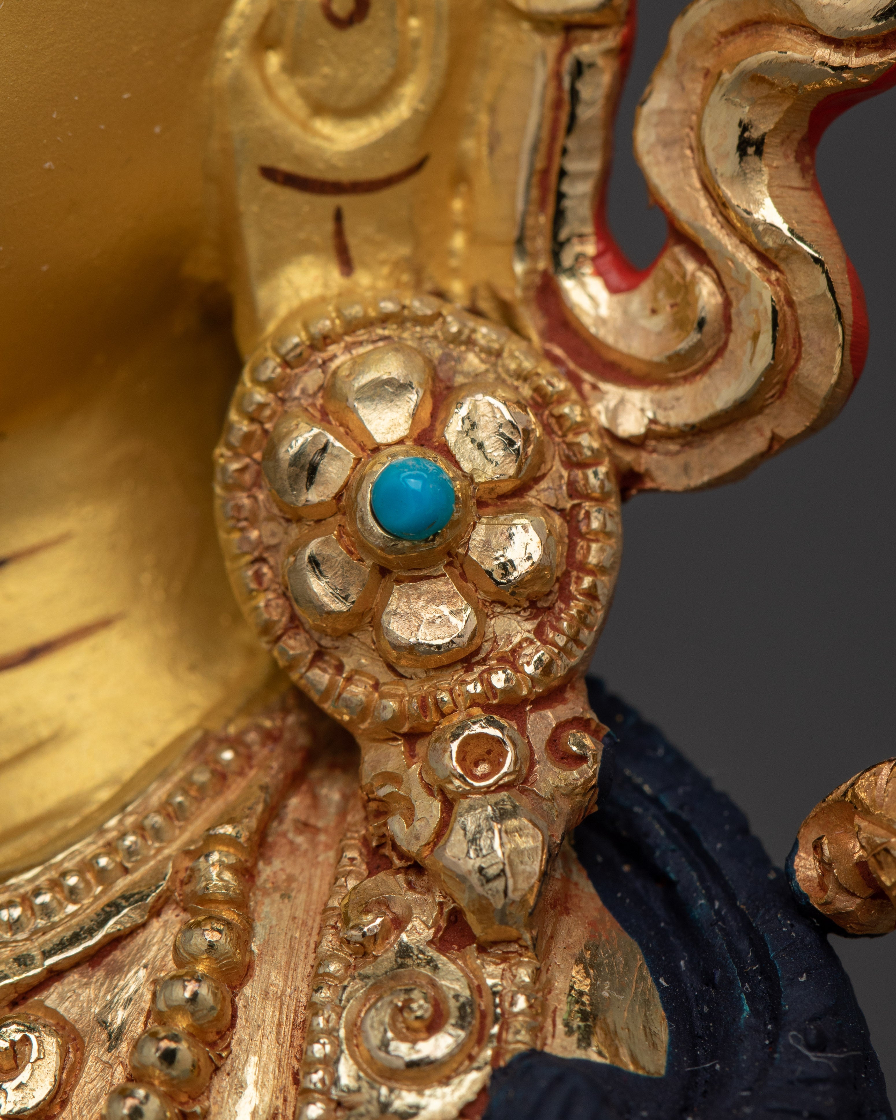 Shyama Tara Bodhisattva Handmade Artwork | Himalayan Green Tara Statue