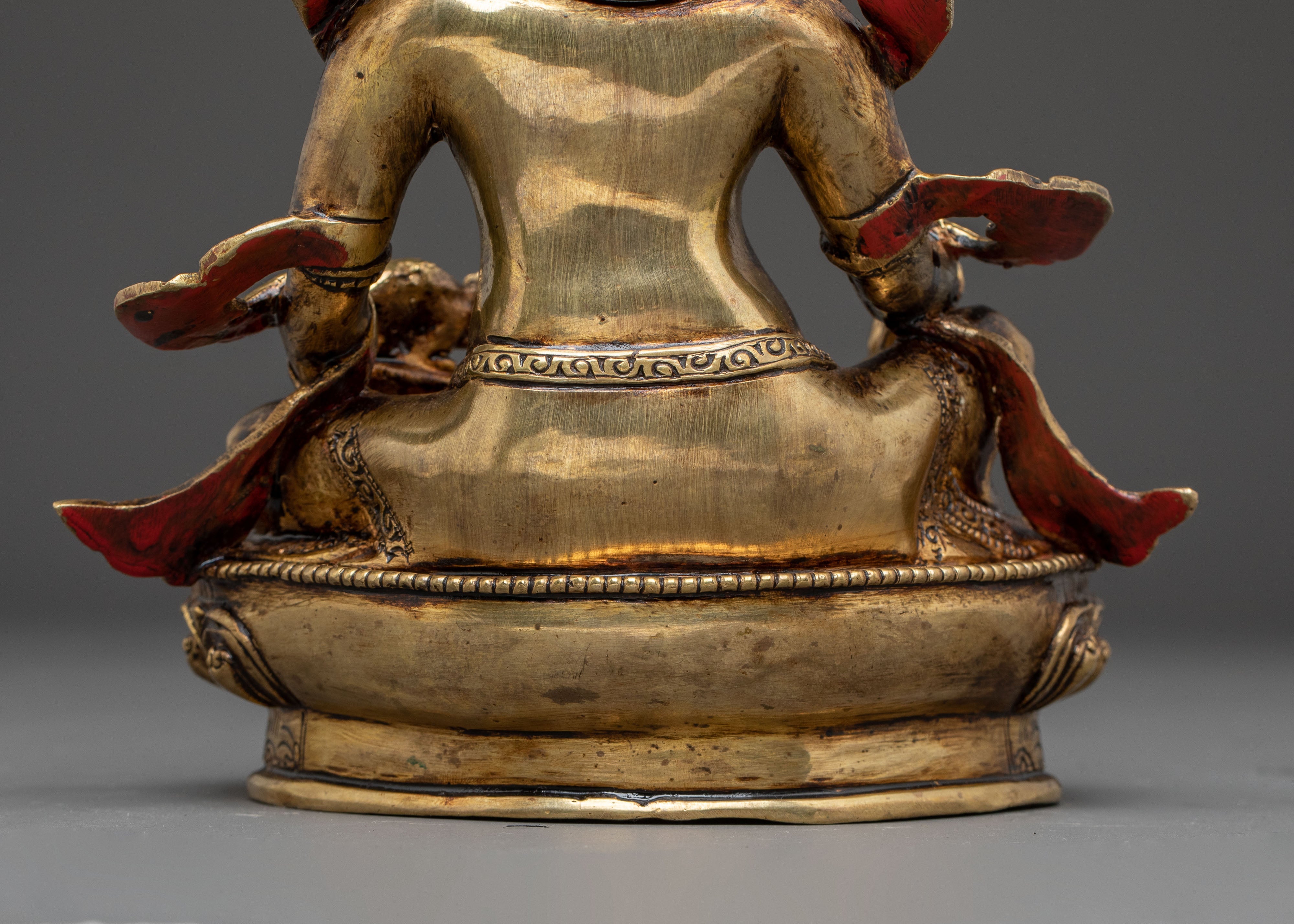 Golden Wealth Deity Dzambhala Statue | The Lord of Abundance