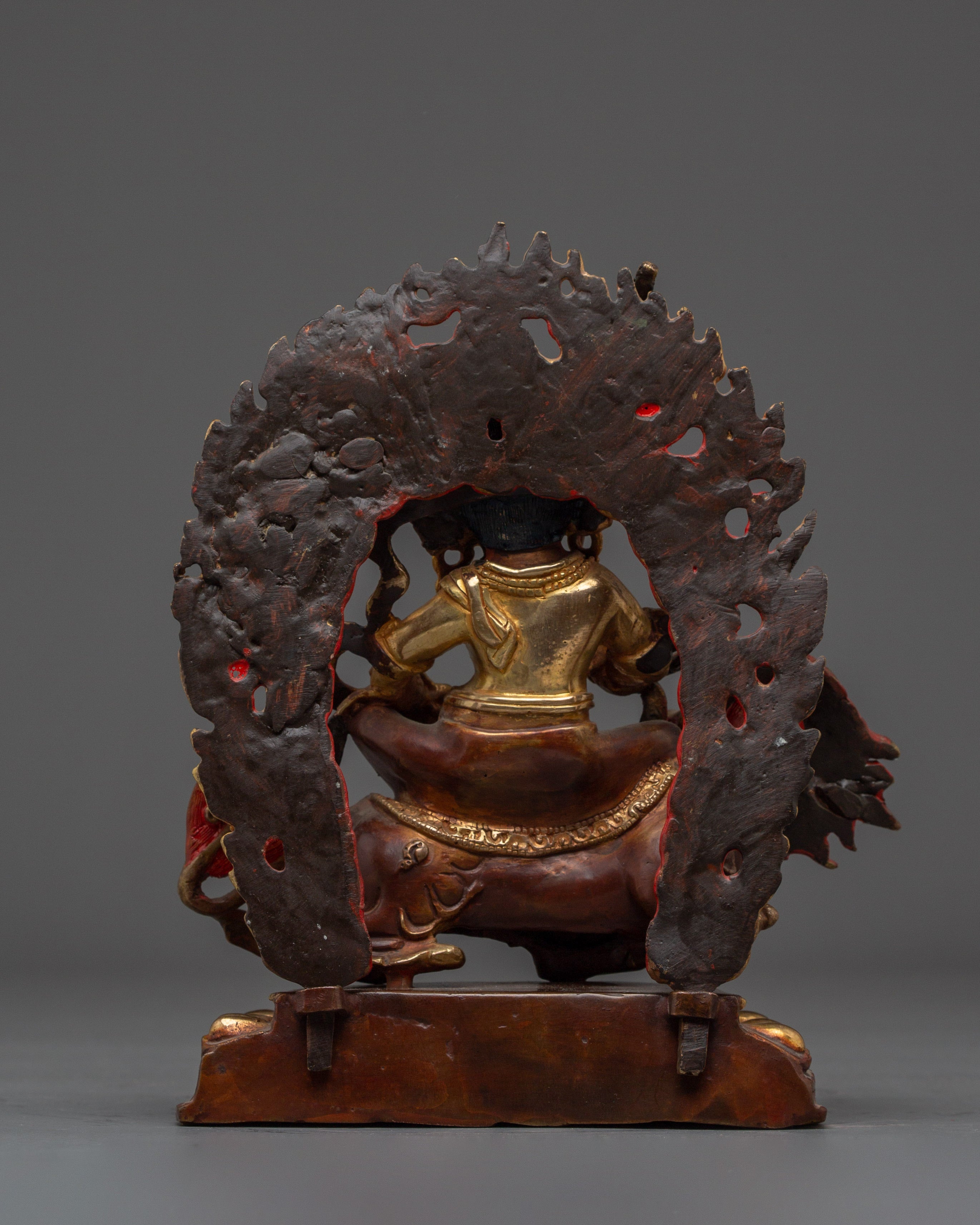 Gold-Plated Namtoshe | Tibetan Guardian of Wealth