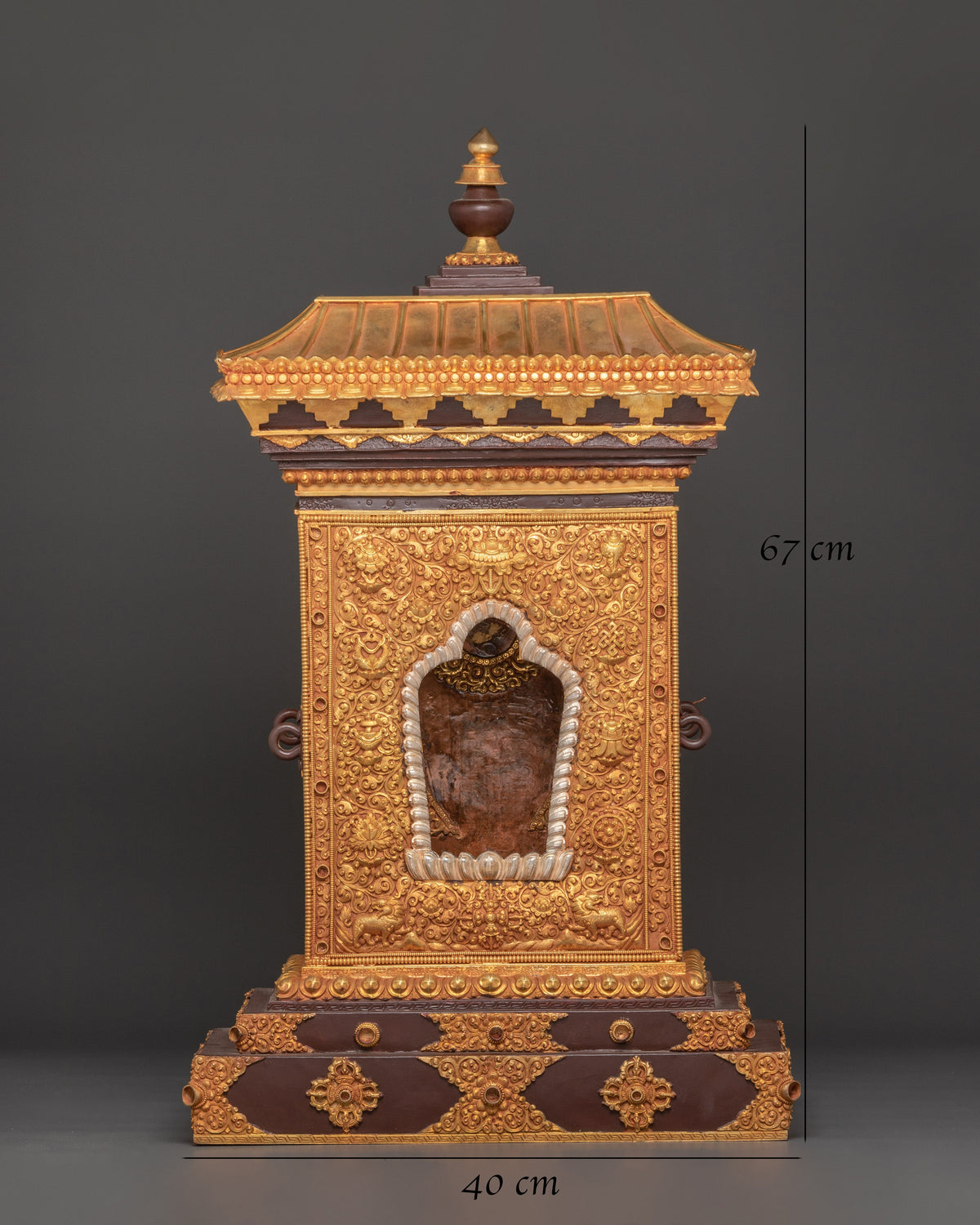 Buddhist Shrine Ghau Box | Kalachakra Altar Reliquary