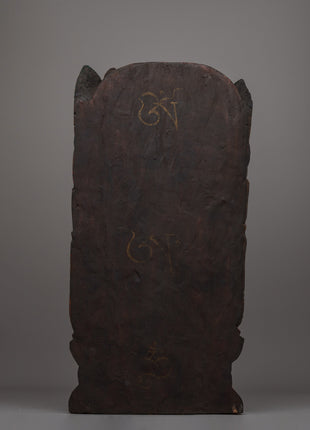 Handcrafted Shakyamuni Buddha Bodhi Wood Statue | A Sacred Buddhist Sculpture