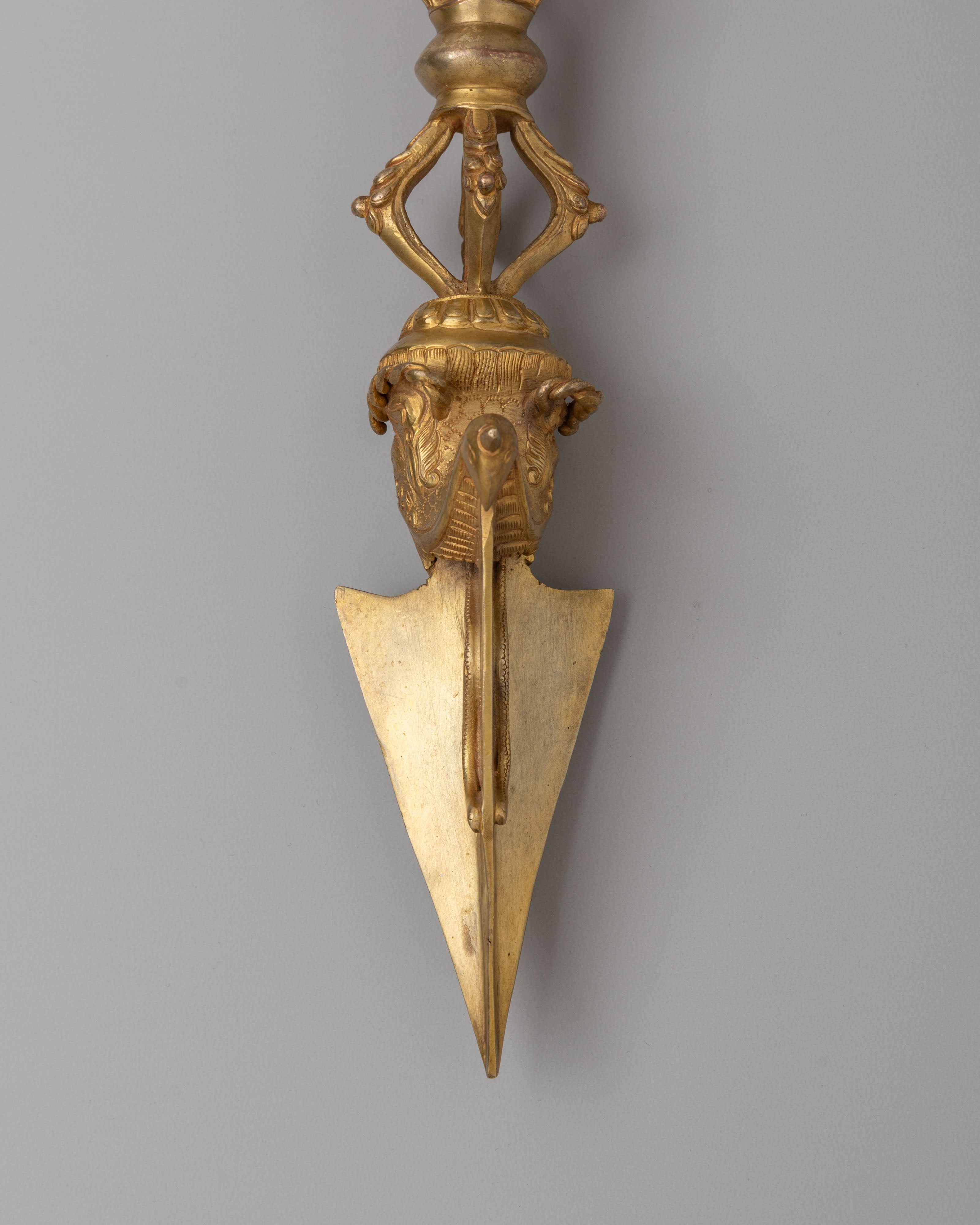 Handcrafted Buddhist Phurba | Tibetan Ritual Dagger for Protection and Spiritual Purification