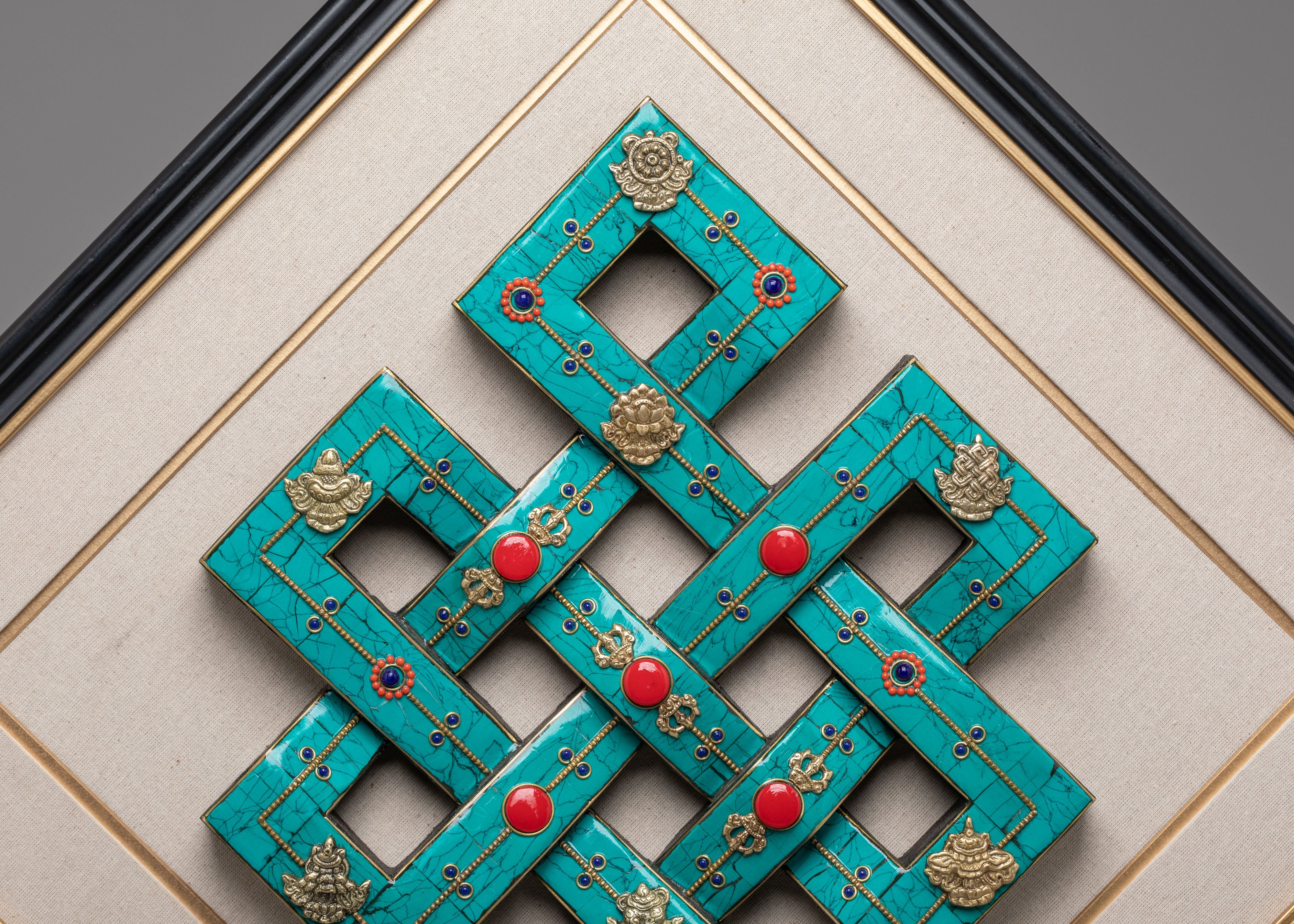 Handmade Endless Knot Wall Hanging | Spiritual Home Decor