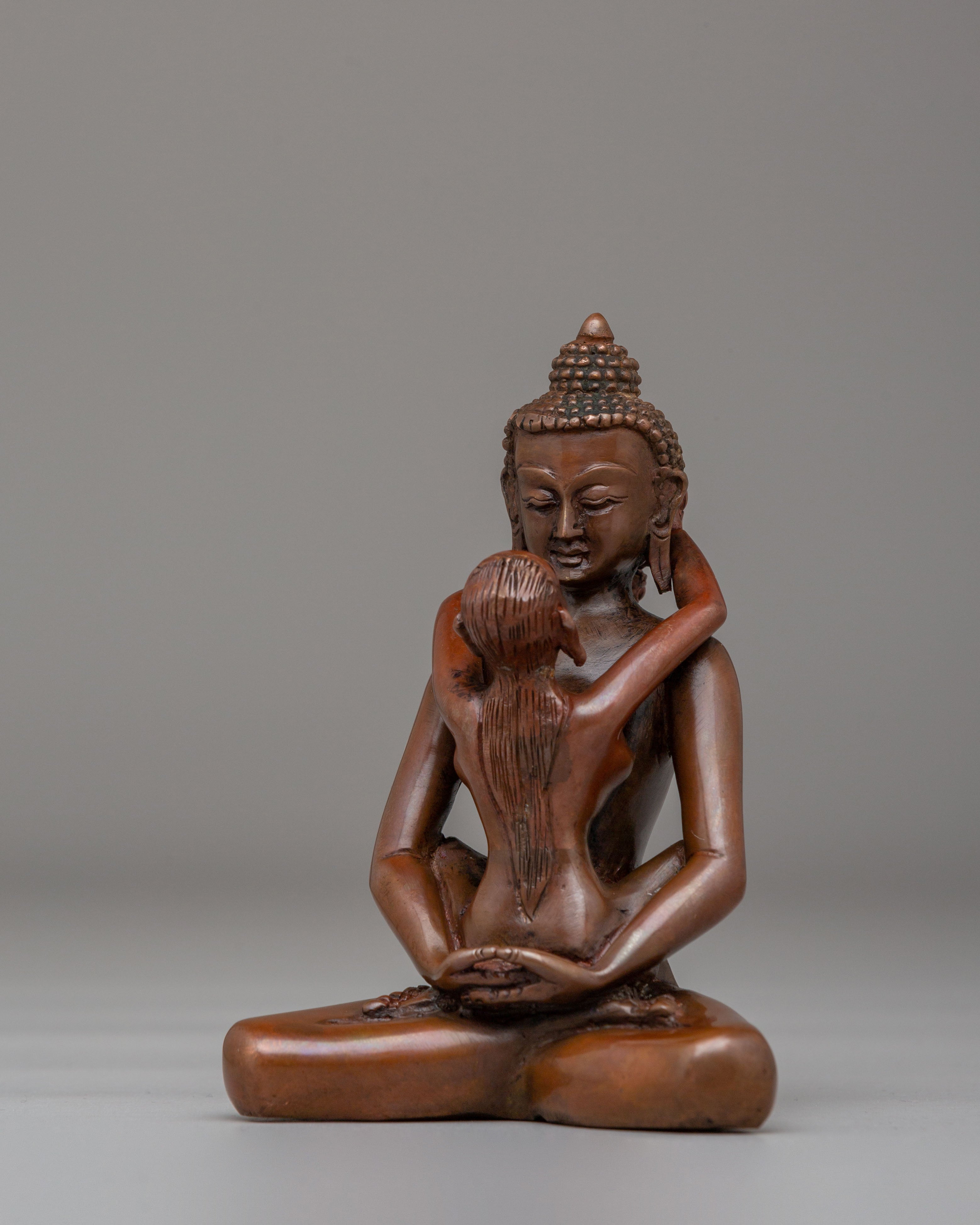 Tibetan Samantabhadra With Consort Statue | Sacred Home Altar Decor