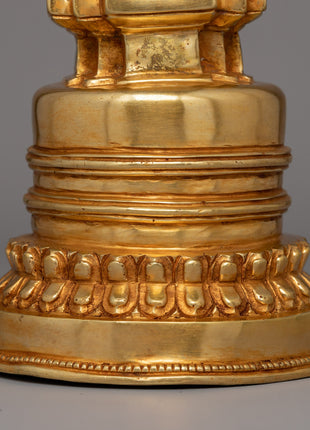 Sacred Tibetan Buddhist Kadampa Stupa | Beautiful Buddhist Altar Decor