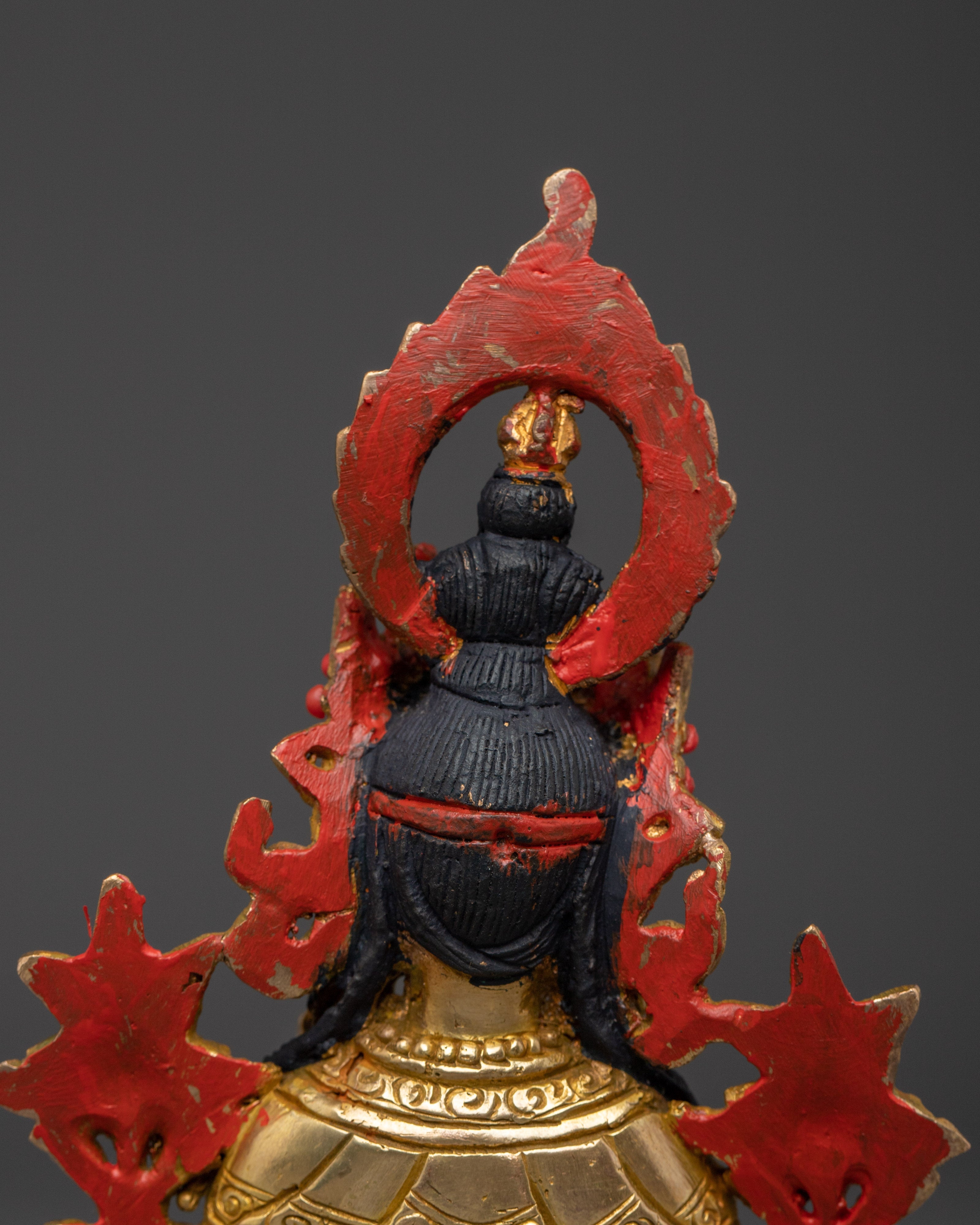 Golden Bodhisattva Statue Set | Tibetan Buddhism Five Enlightened  Beings