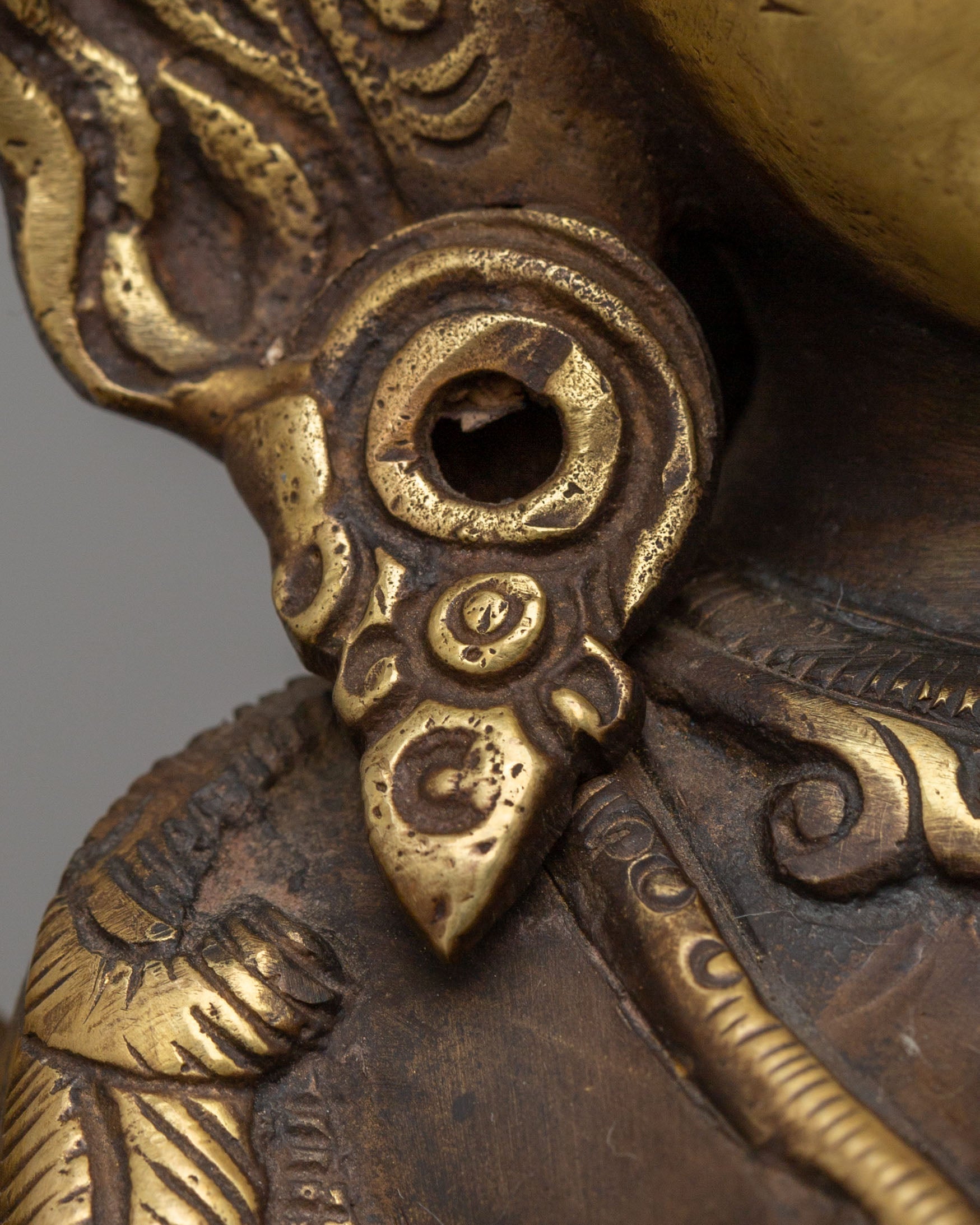 Traditional Nagkanya Statue | Handmade Brass Snake Goddess Figurine