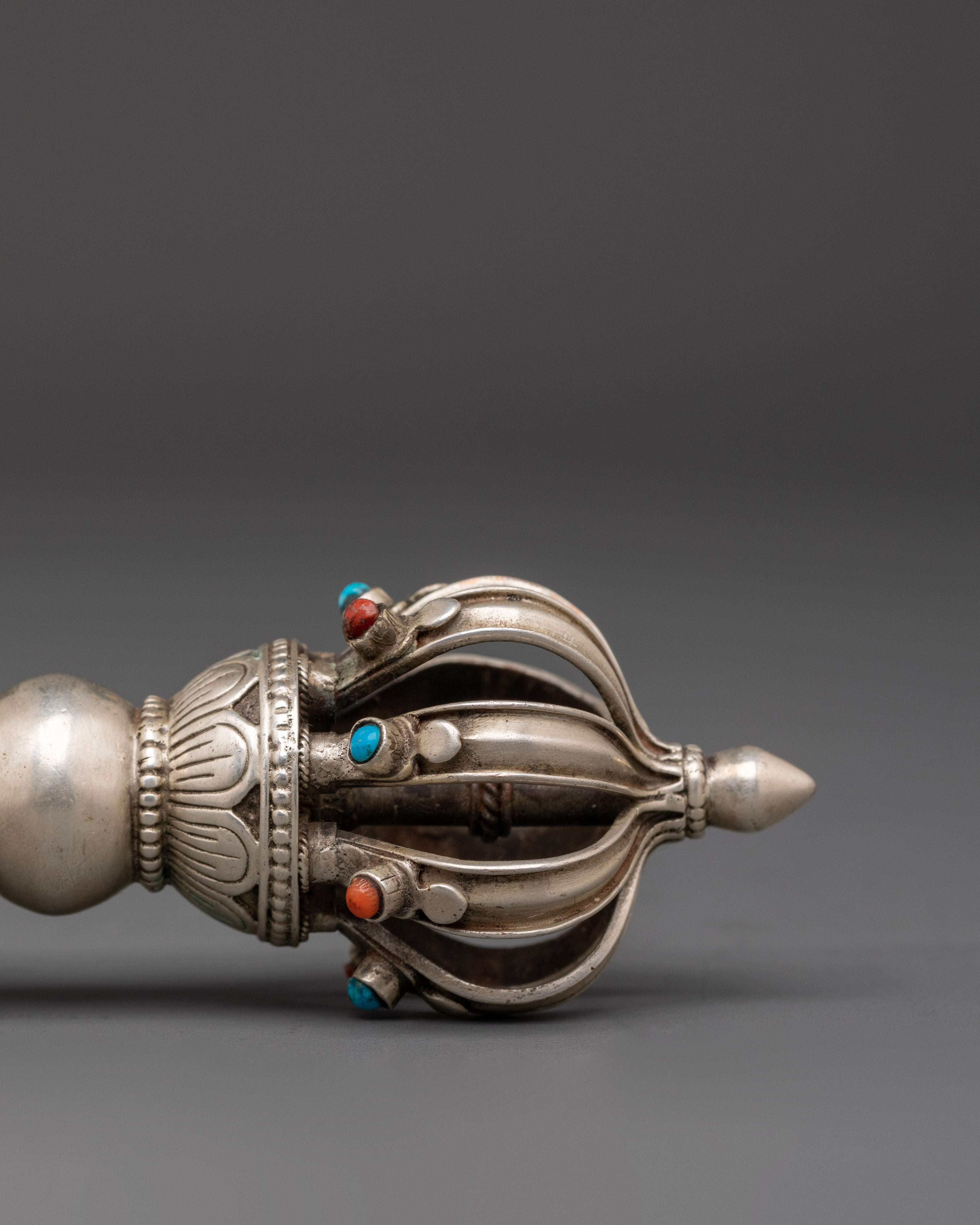 Buddhist Bronze Bell and Vajra Set | Ritual Tool For Meditation