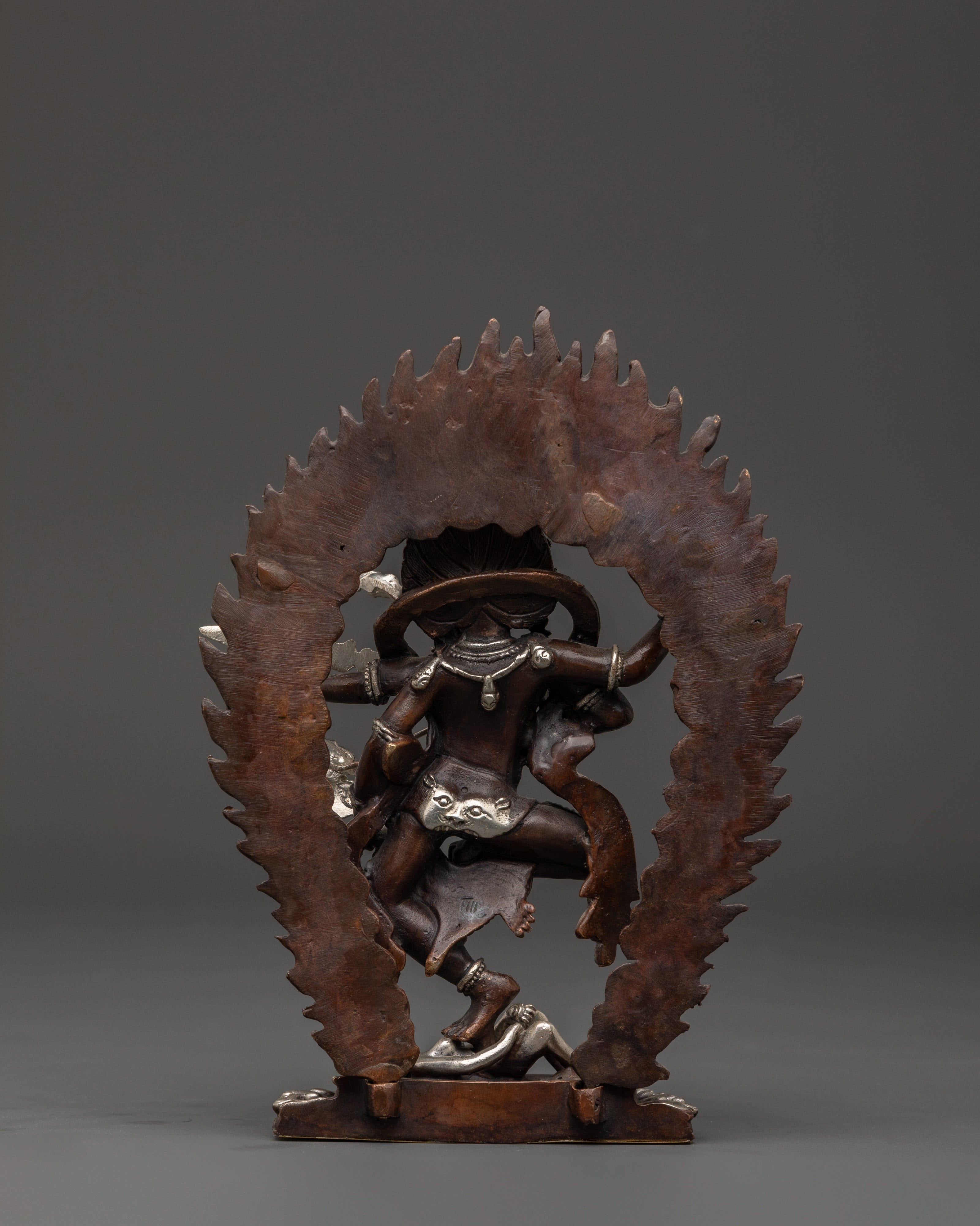 Silver Plated Statue of Kurukulla | Tibetan Goddess Statue of Love