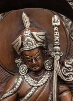 Guru Padmasambhava Tantric Master Sculpture | Tibetan Himalayan Art Work