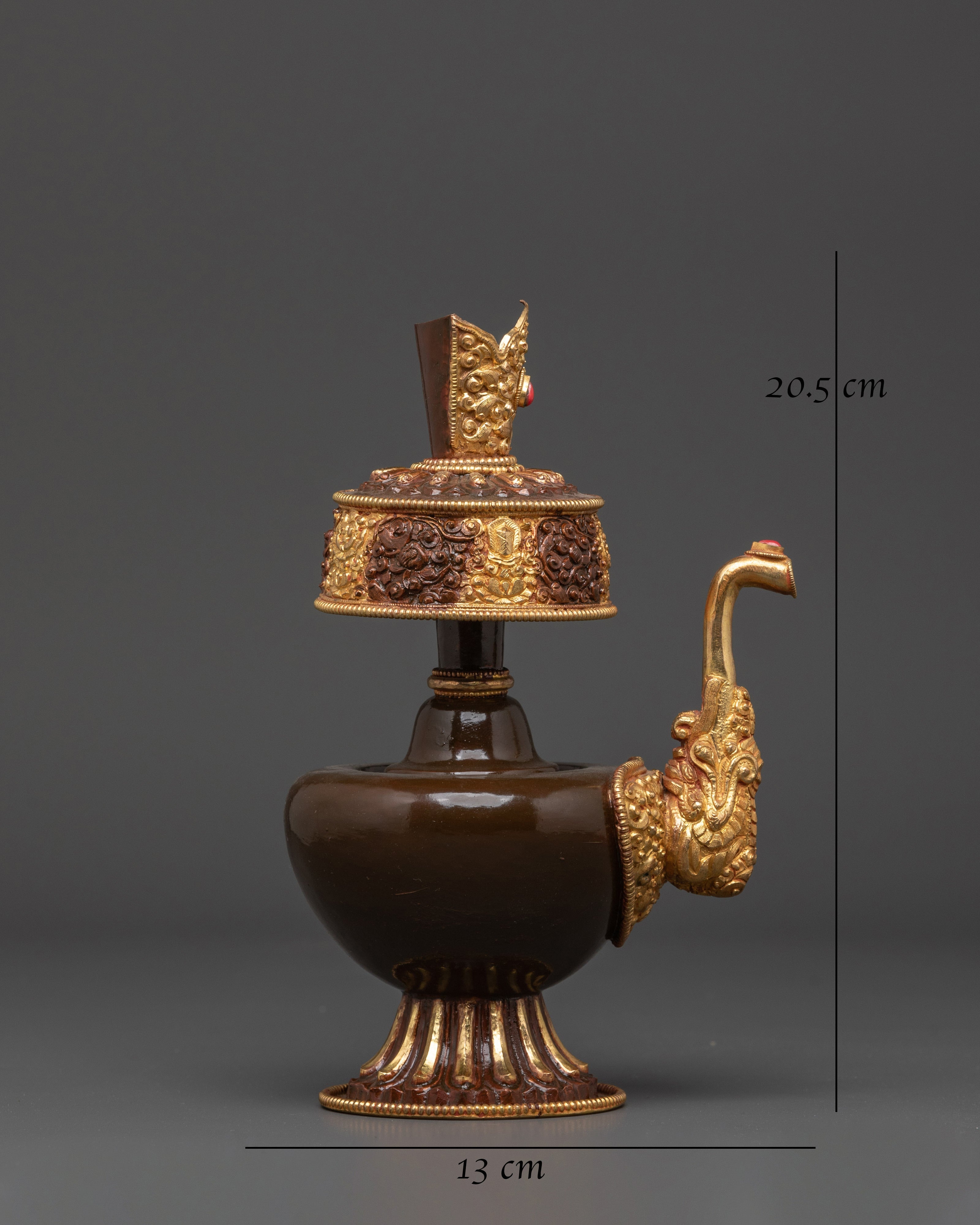 Sacred Traditional Bhumba | Copper Vessel for Rituals and Offerings