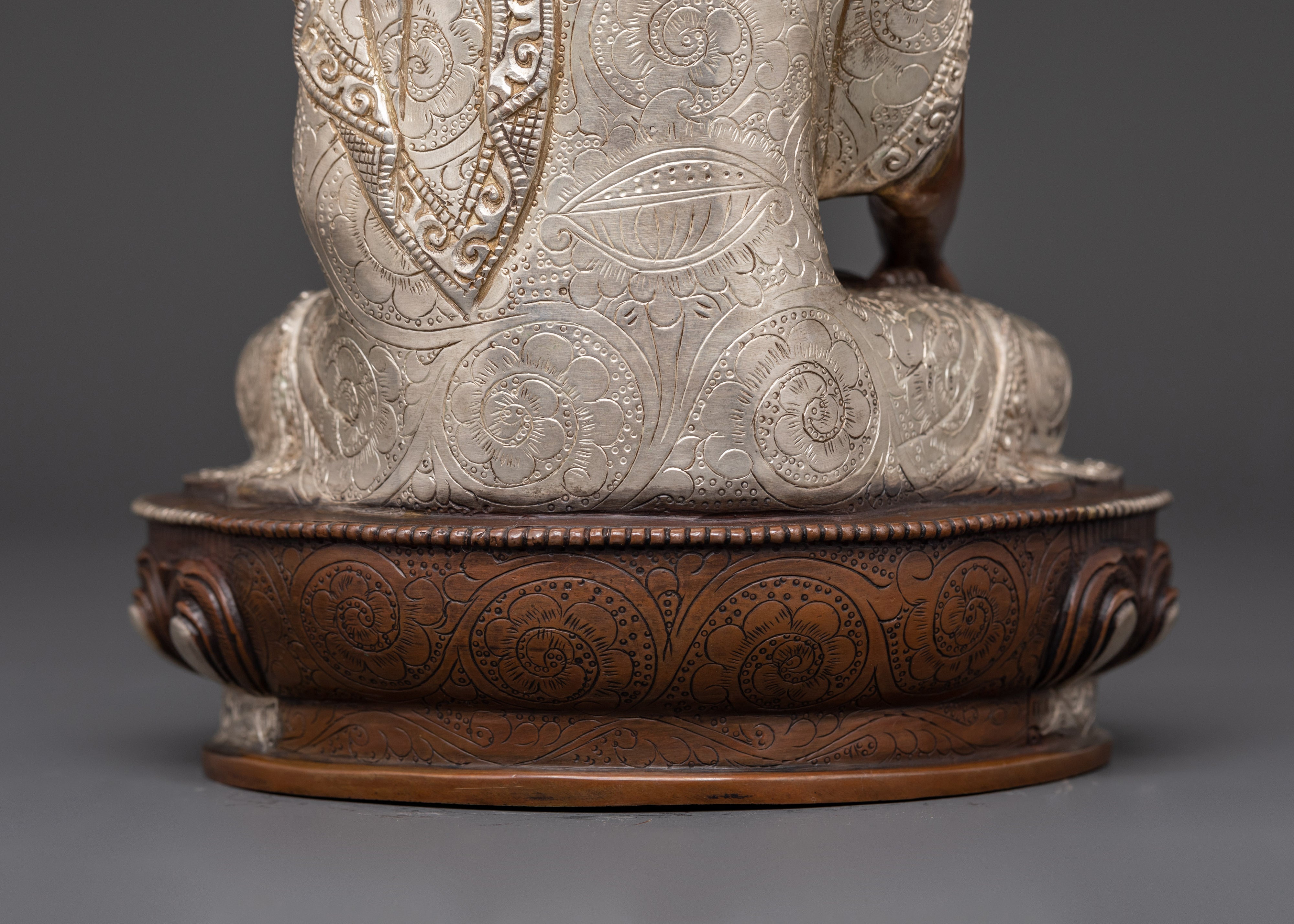 Sacred Buddha Shakyamuni Handcrafted Statue | Himalayan Spiritual Art