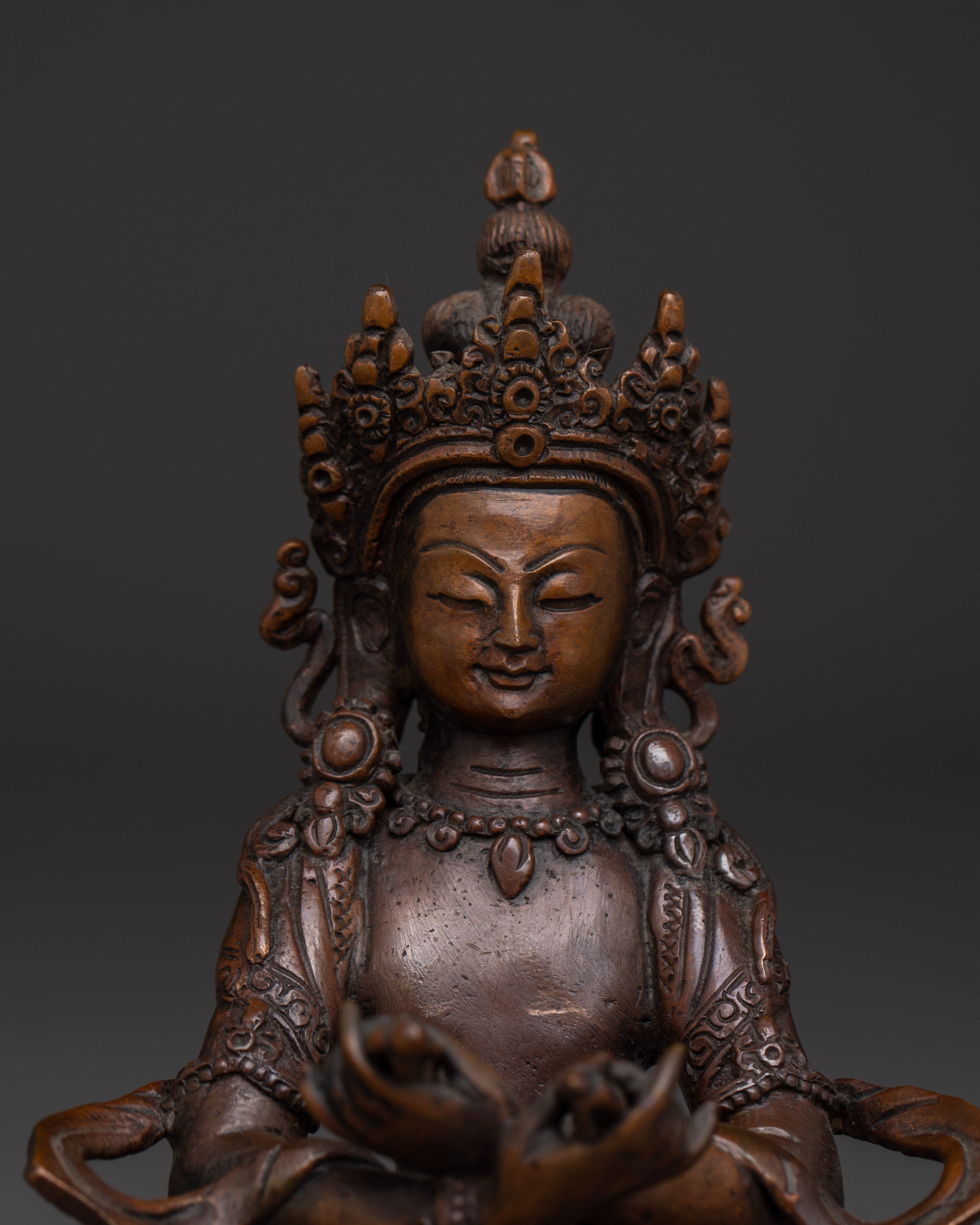Oxidiized Statue of Primordial Buddha Vajradhara | Union of Wisdom and Compassion