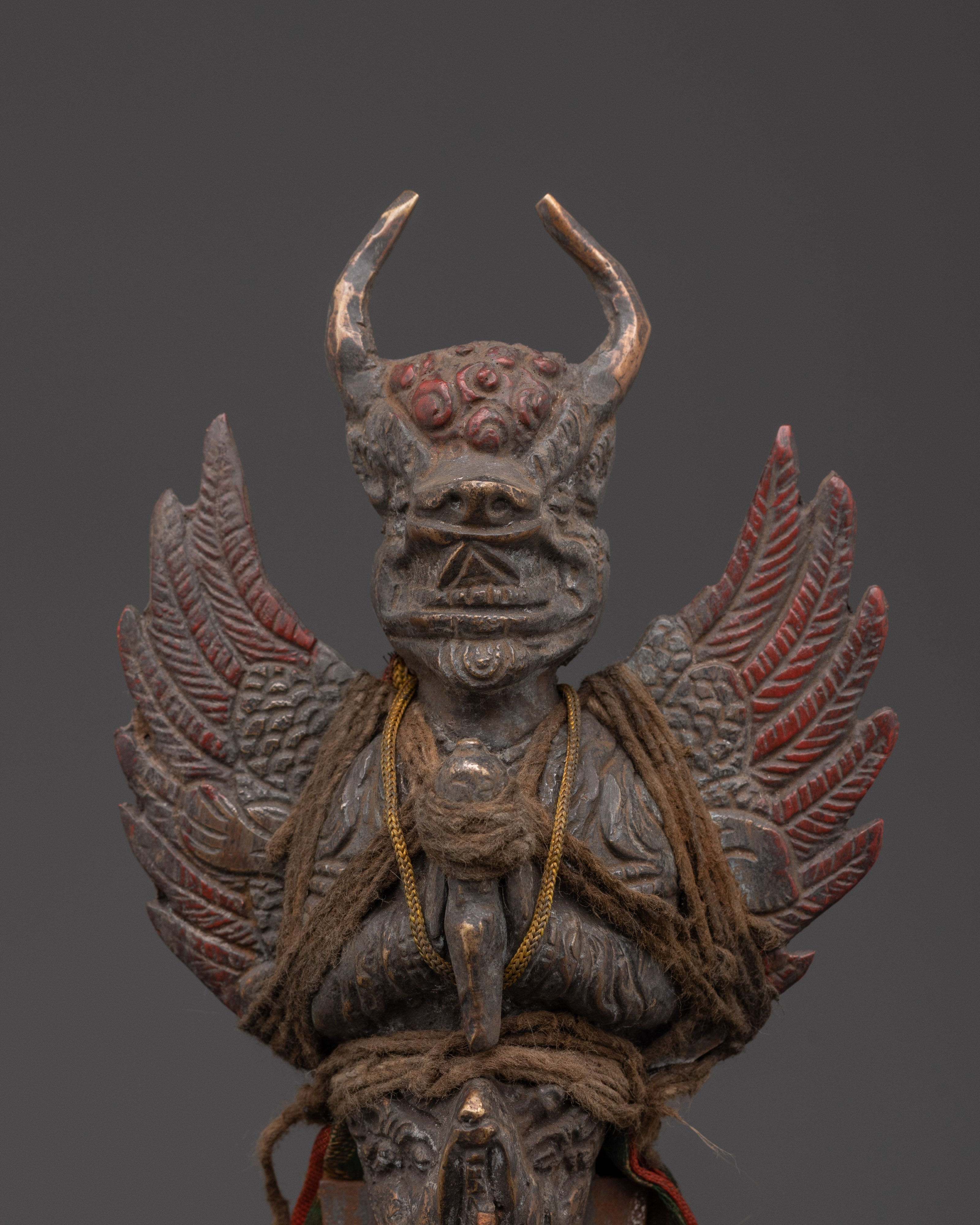 Protective Iron Phurba | Tibetan Sacred Ritual Dagger