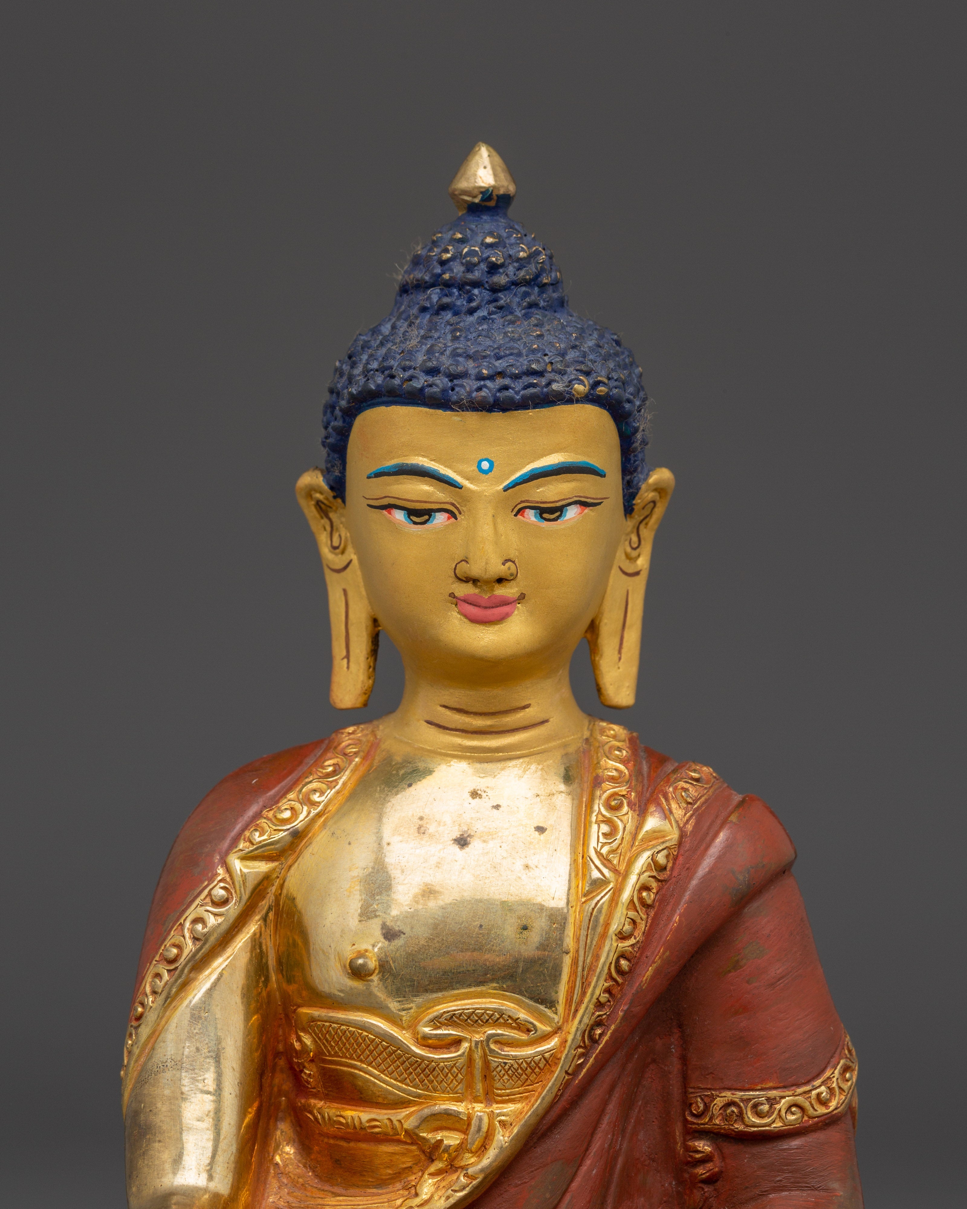 Handmade Statue of Buddha Shakyamuni | Tibetan Buddhist Art