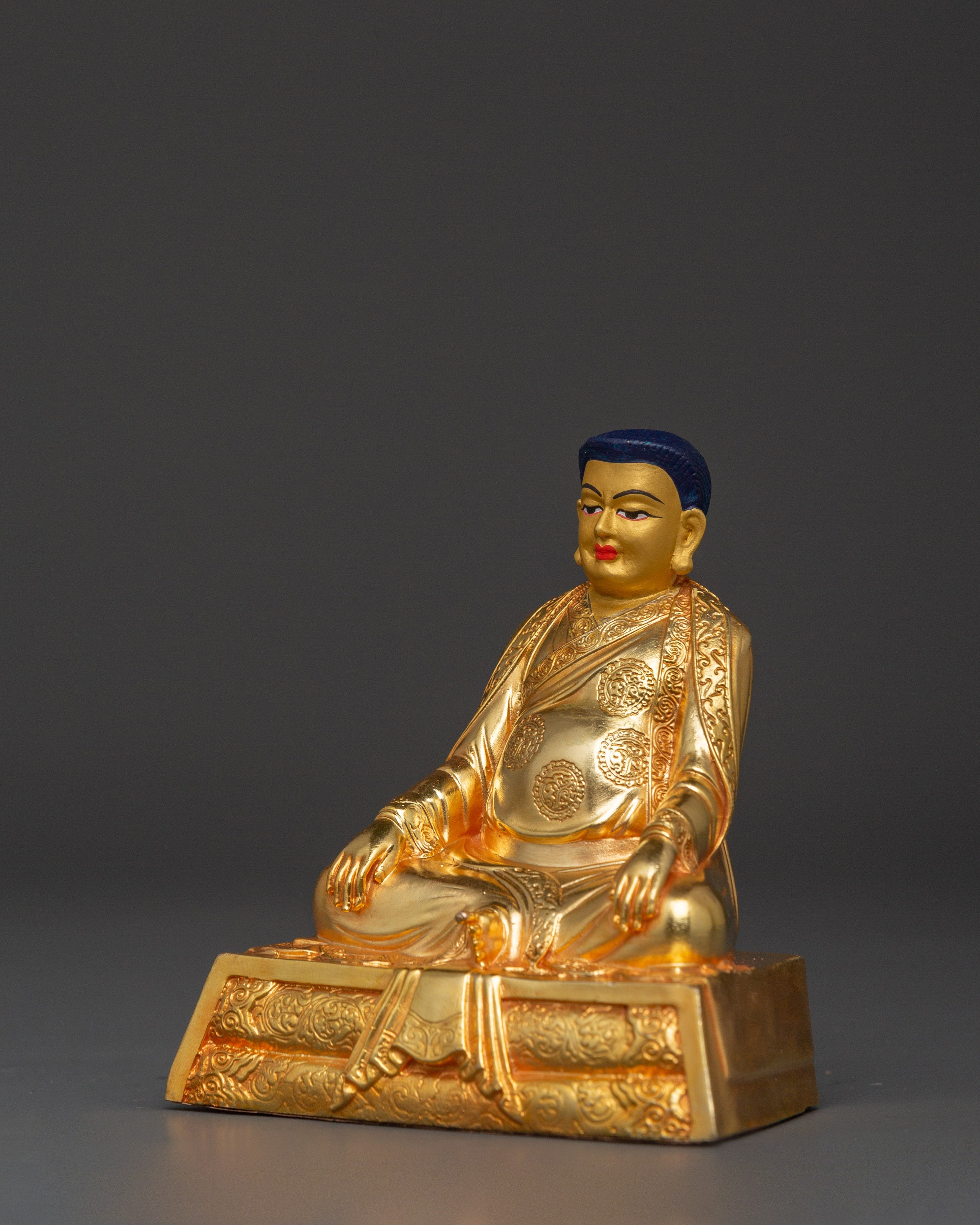 Handcrafted Tibetan Marpha Set | Marpha, Gongopa & Milarepa Statues