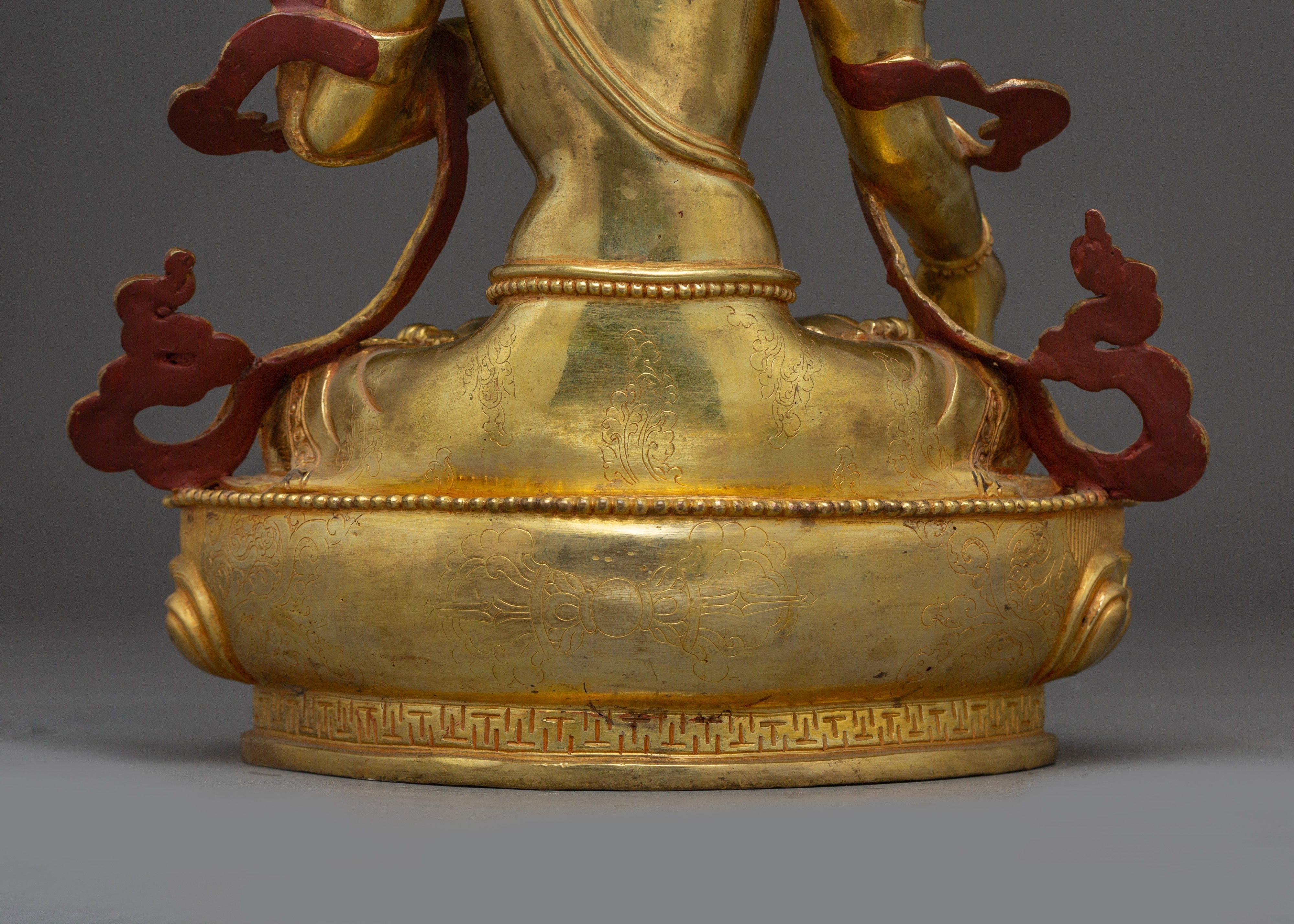 Meditation Goddess White Tara Statue | Peaceful Tara