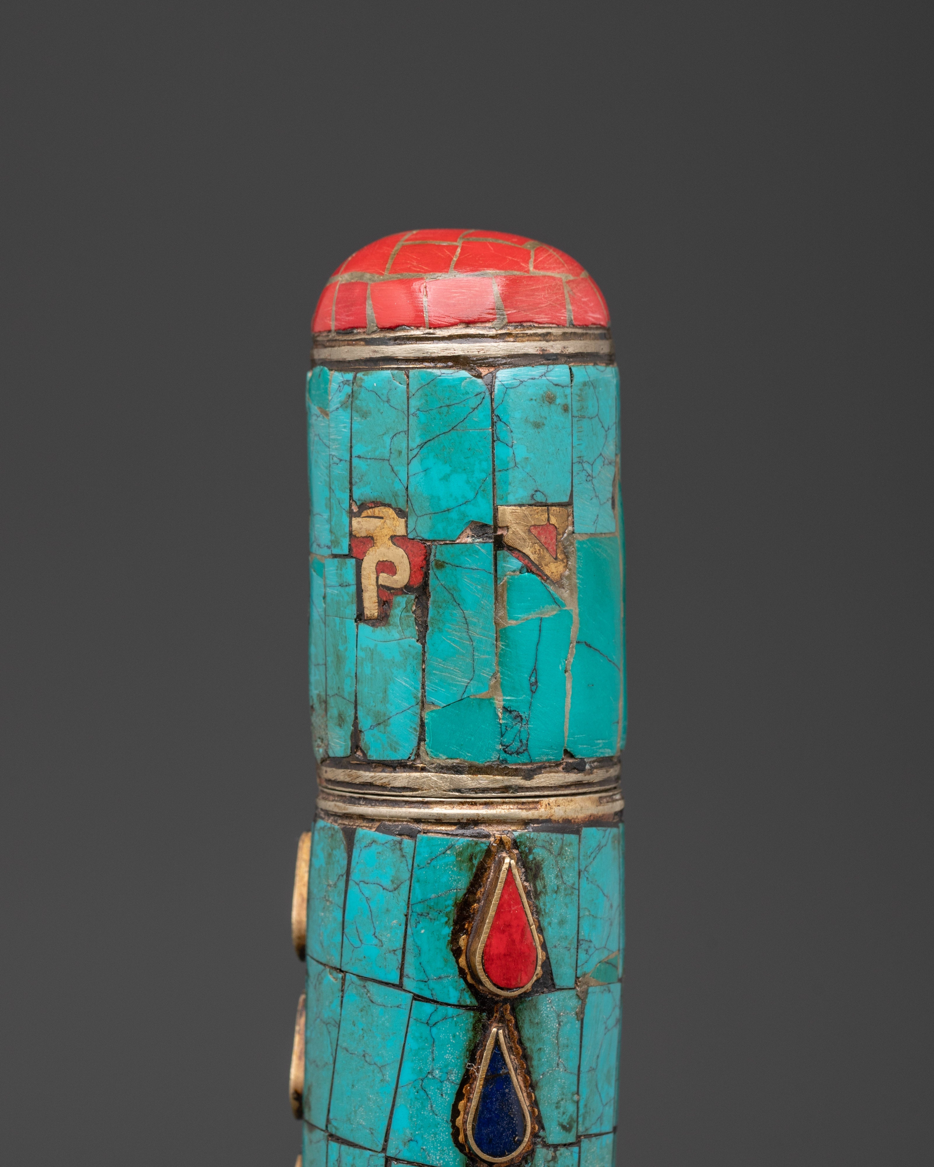 Himalayan Buddhist Incense Burner | Brass and Copper Spiritual Decor