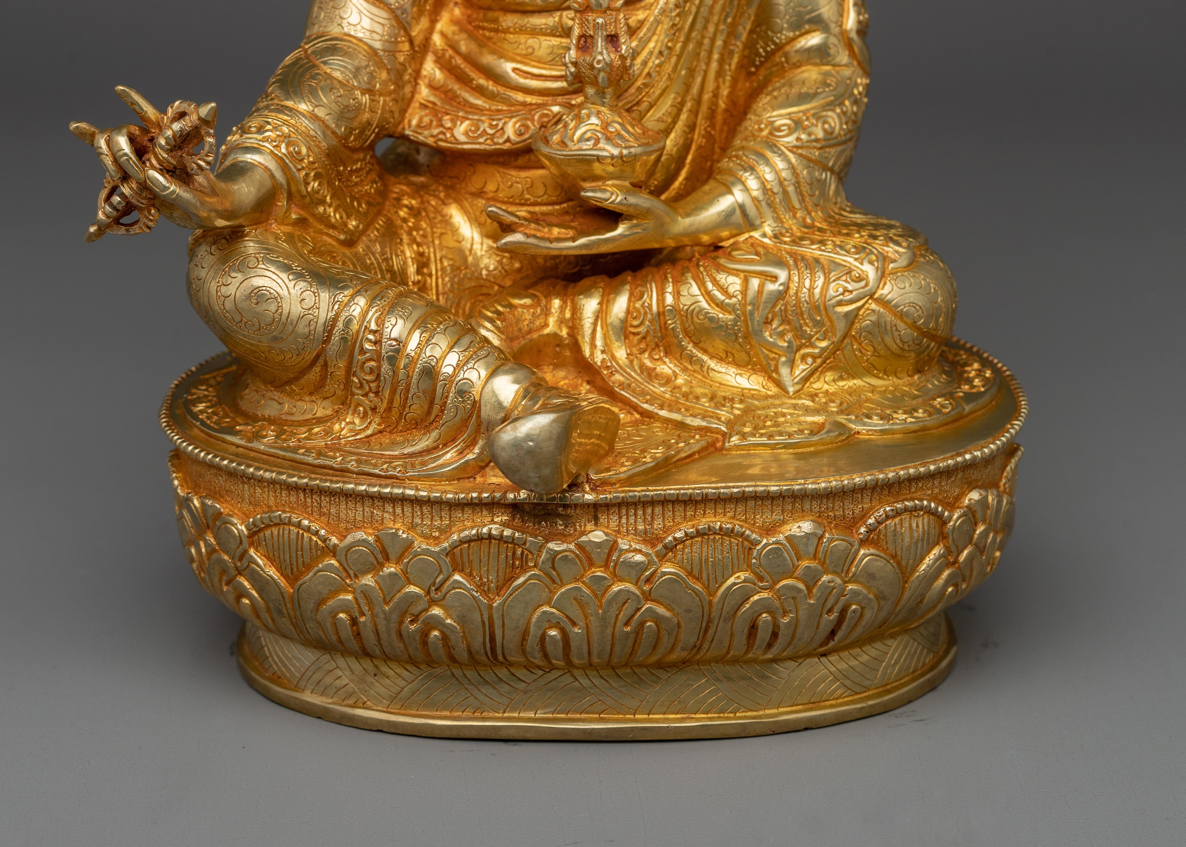 Tibetan Artwork of Guru Rinpoche | The Lotus-Born Master