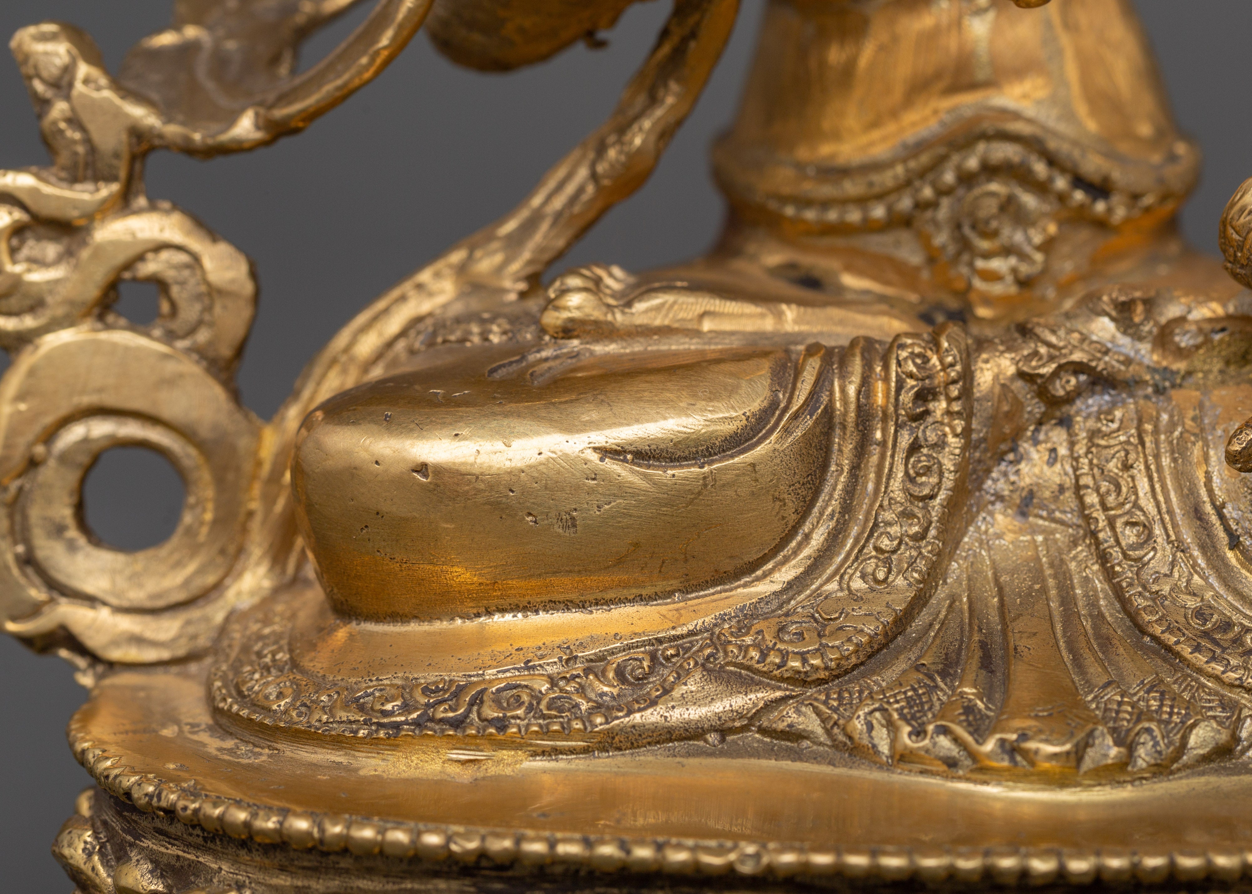Brass Vajrasattva Sculpture | Handcrafted Buddhist Figurine