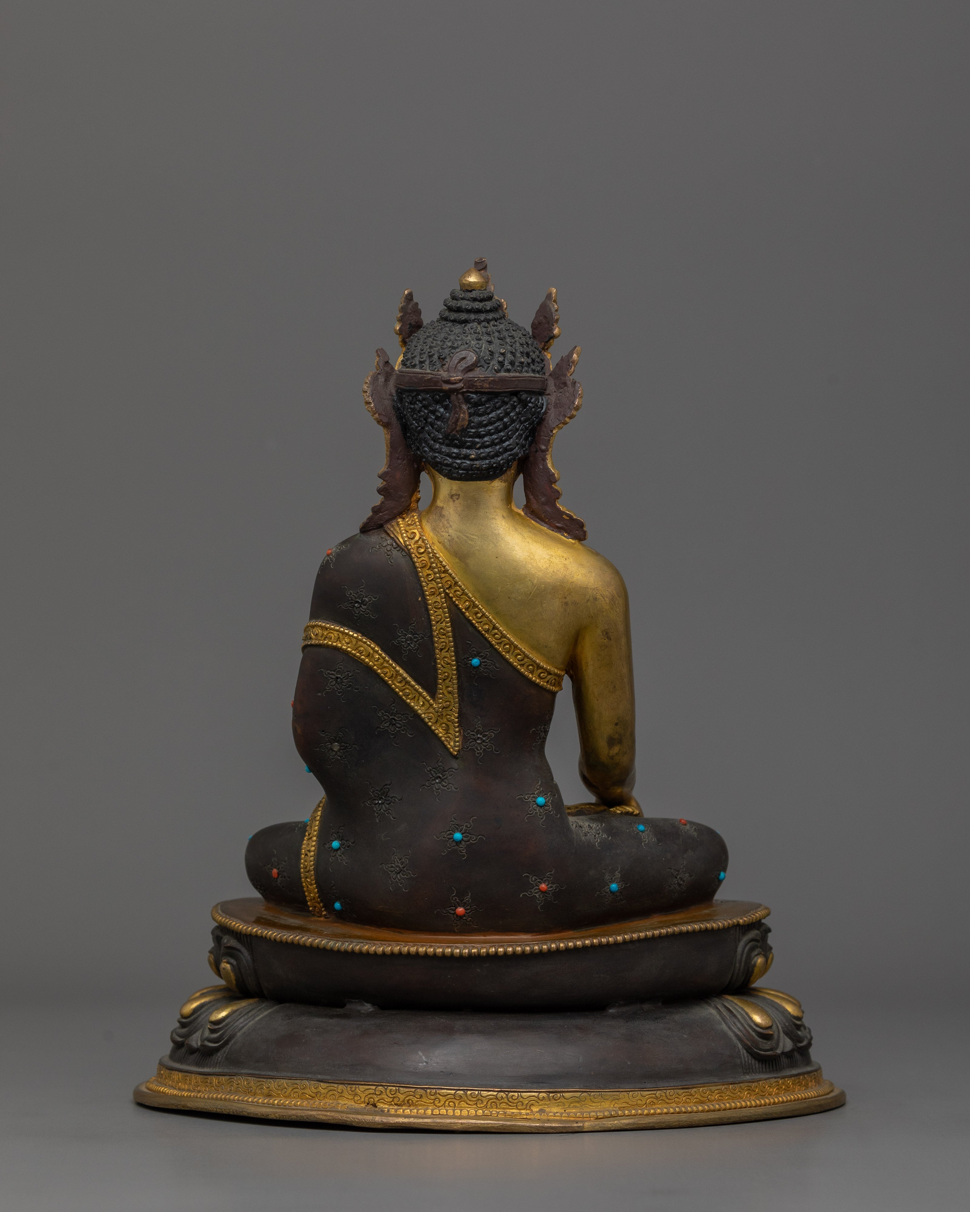 Handcrafted Sculpture of Crown Shakyamuni Buddha | Buddha of Enlightenment