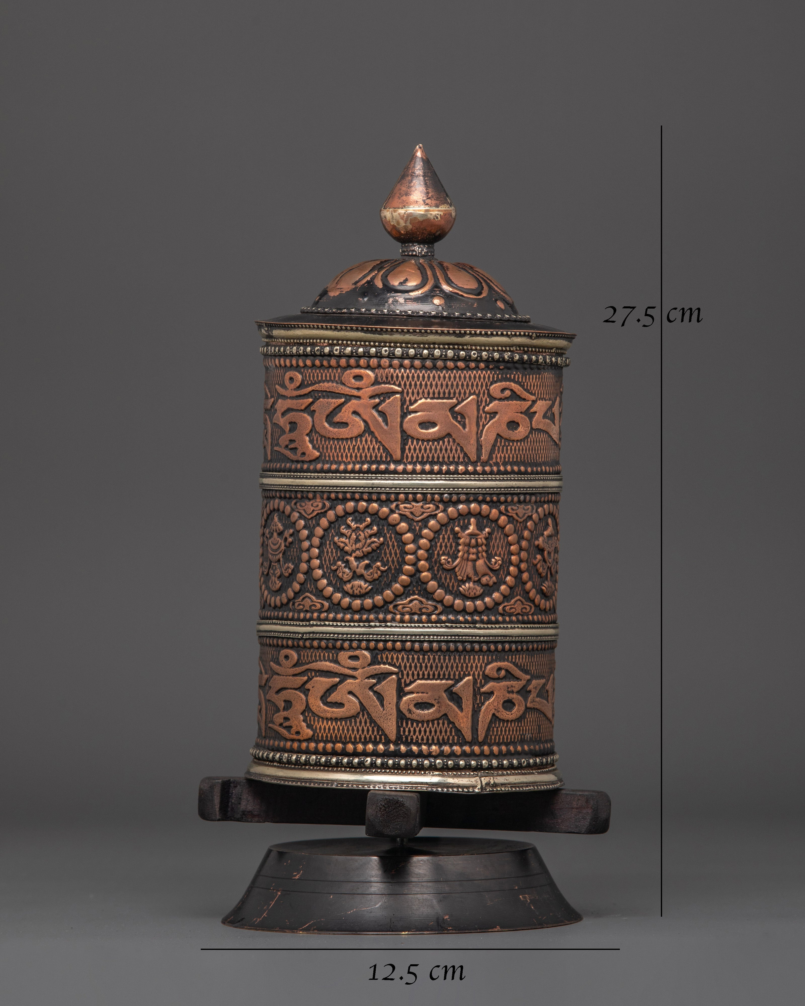 Spiritual Prayer Wheel | Tibetan Mantra Wheel for Meditation