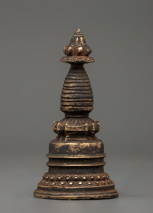 antique-copper-stupa