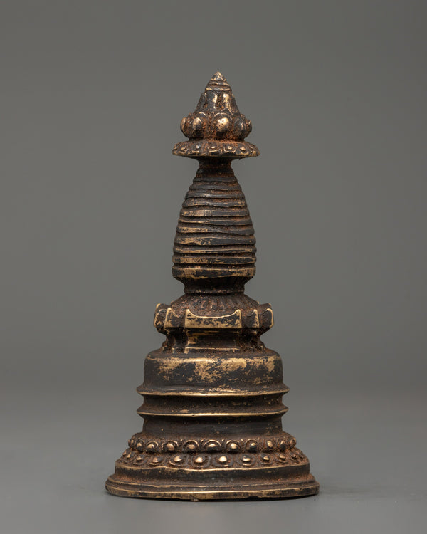 antique-copper-stupa