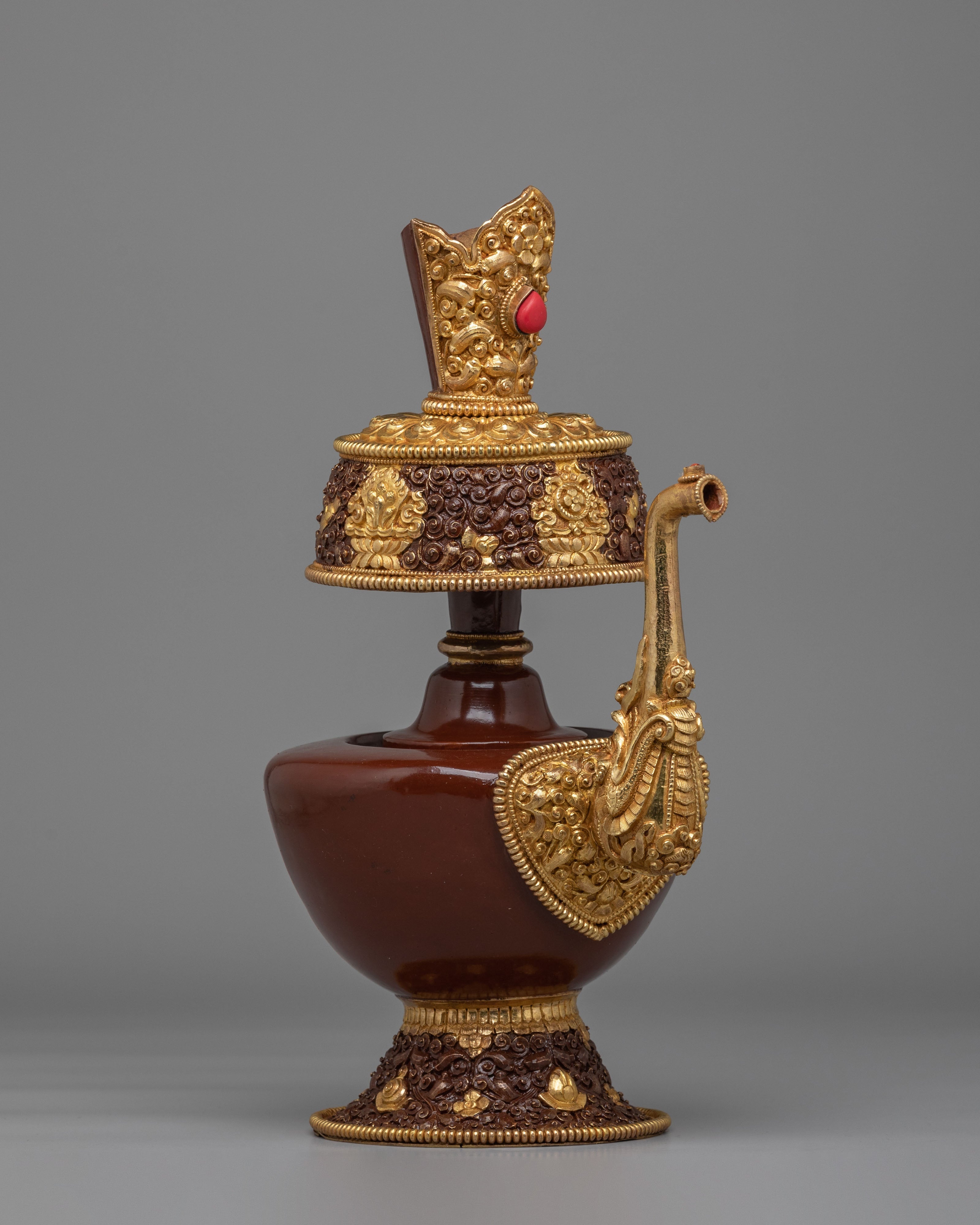 Tibetan Altar Bhumba Set | Copper Body Bhumba Set