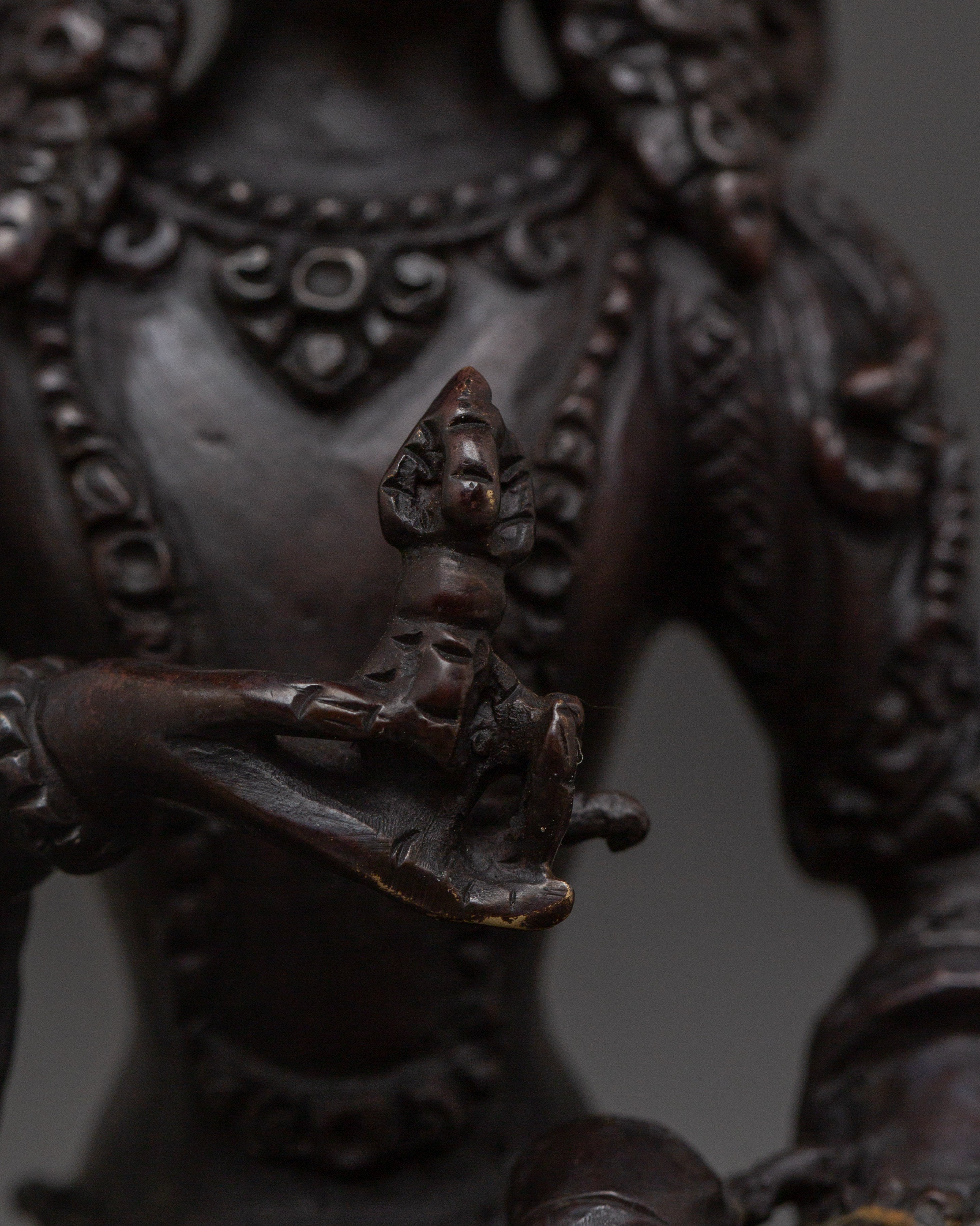 Oxidized Copper Vajrasattva | Statue for Meditation & Blessings