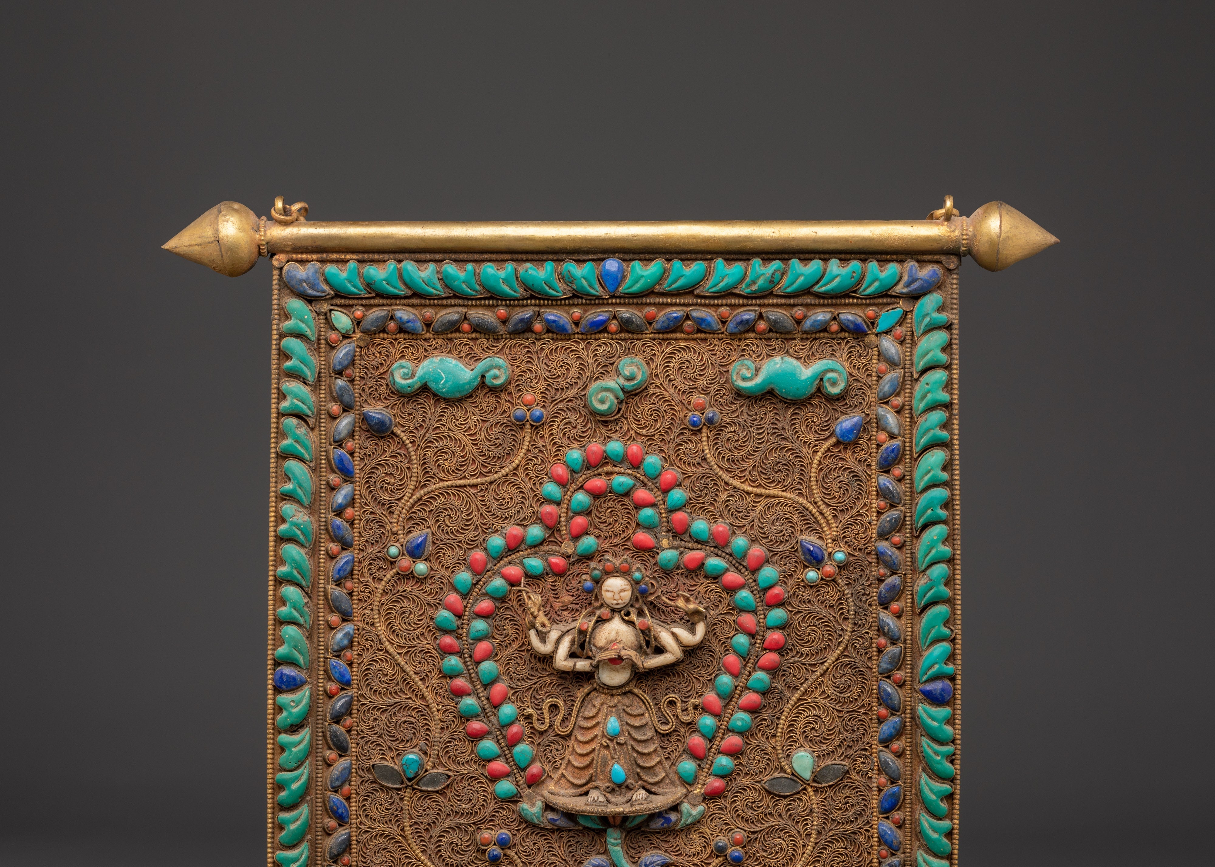 Handcrafted Copper Wall Hanging | For Sacred and Traditional Home Decor