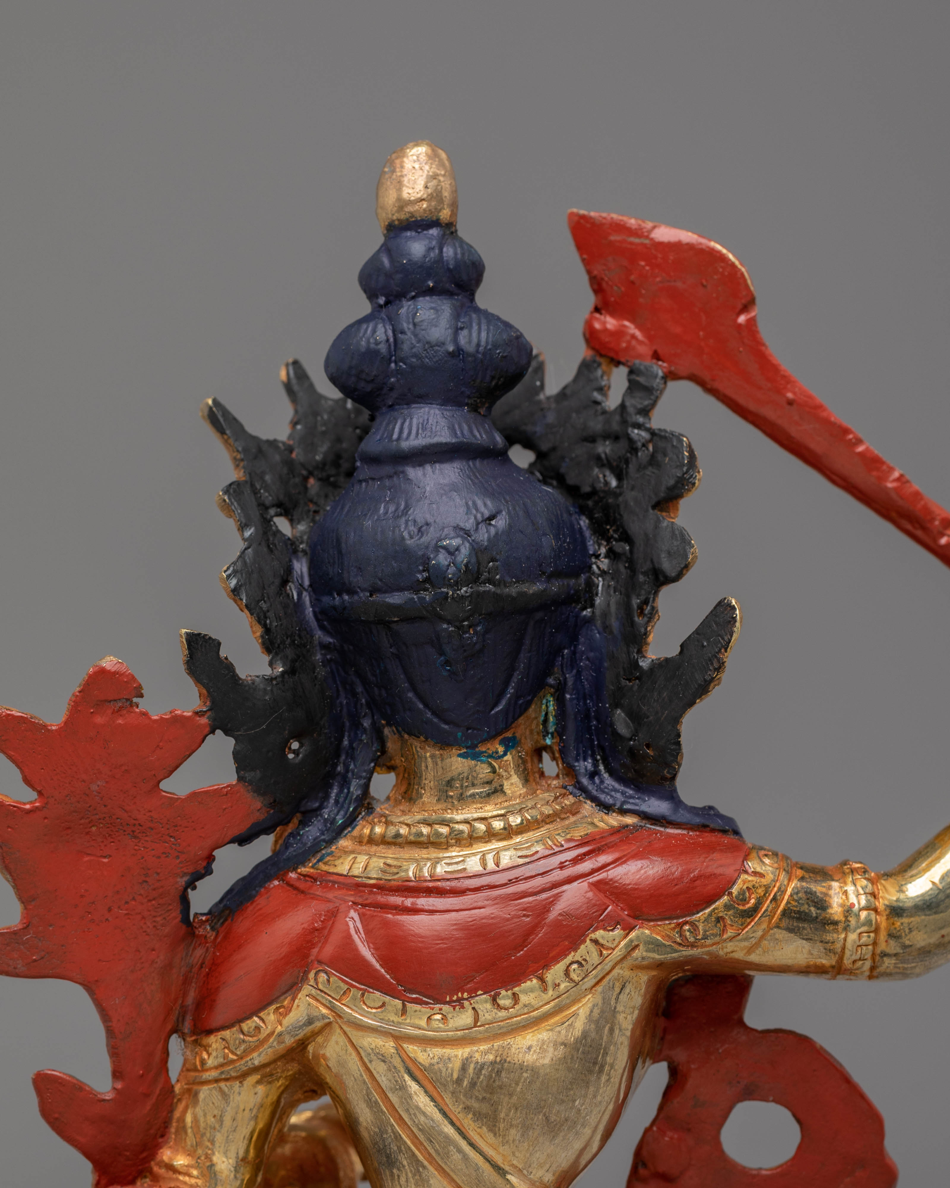 Handmade Bodhisattva Manjushri Sculpture | Wisdom Deity