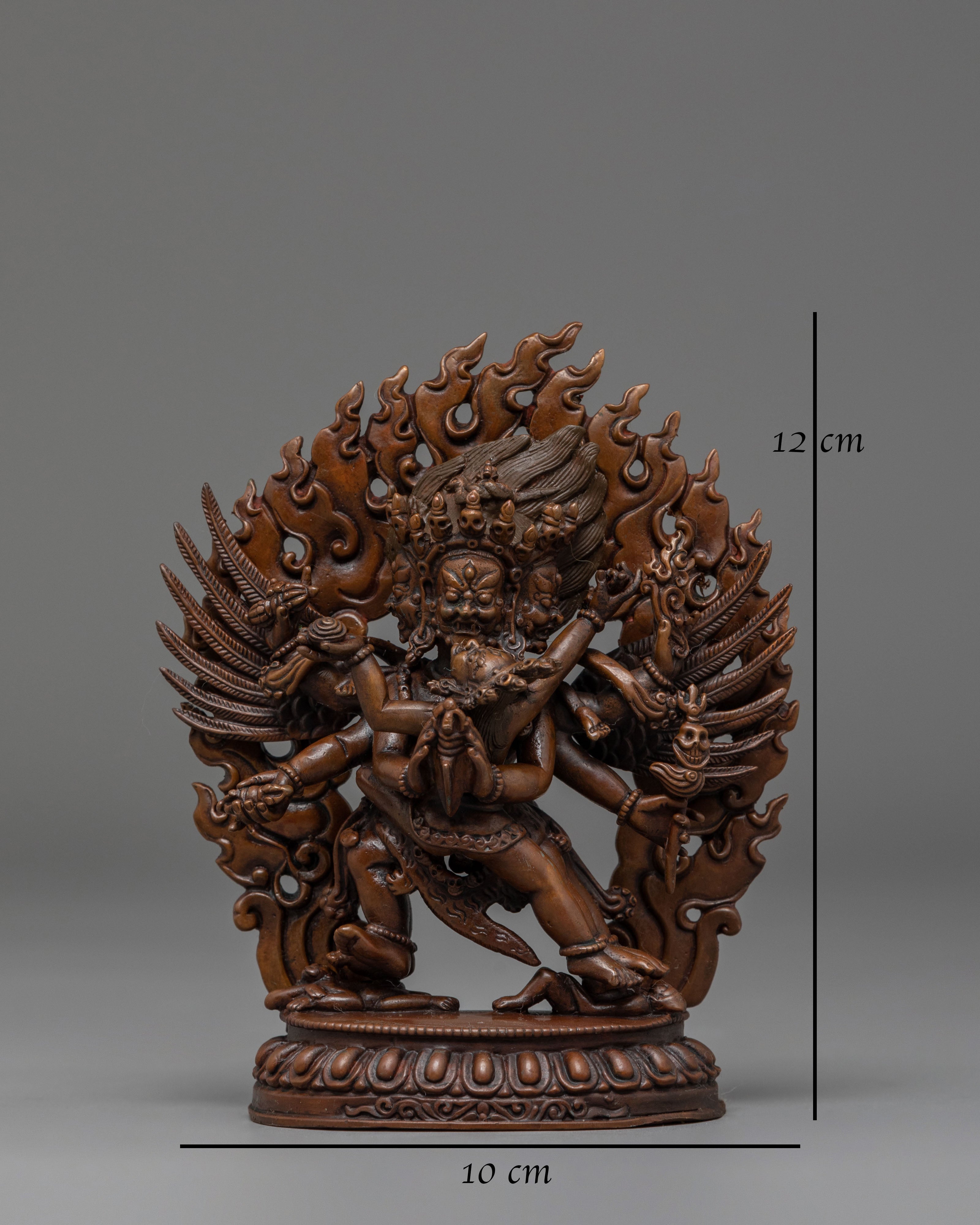 Sacred Vajrakilaya Statue for Tantric Altars | Handmade Buddhist Sculpture