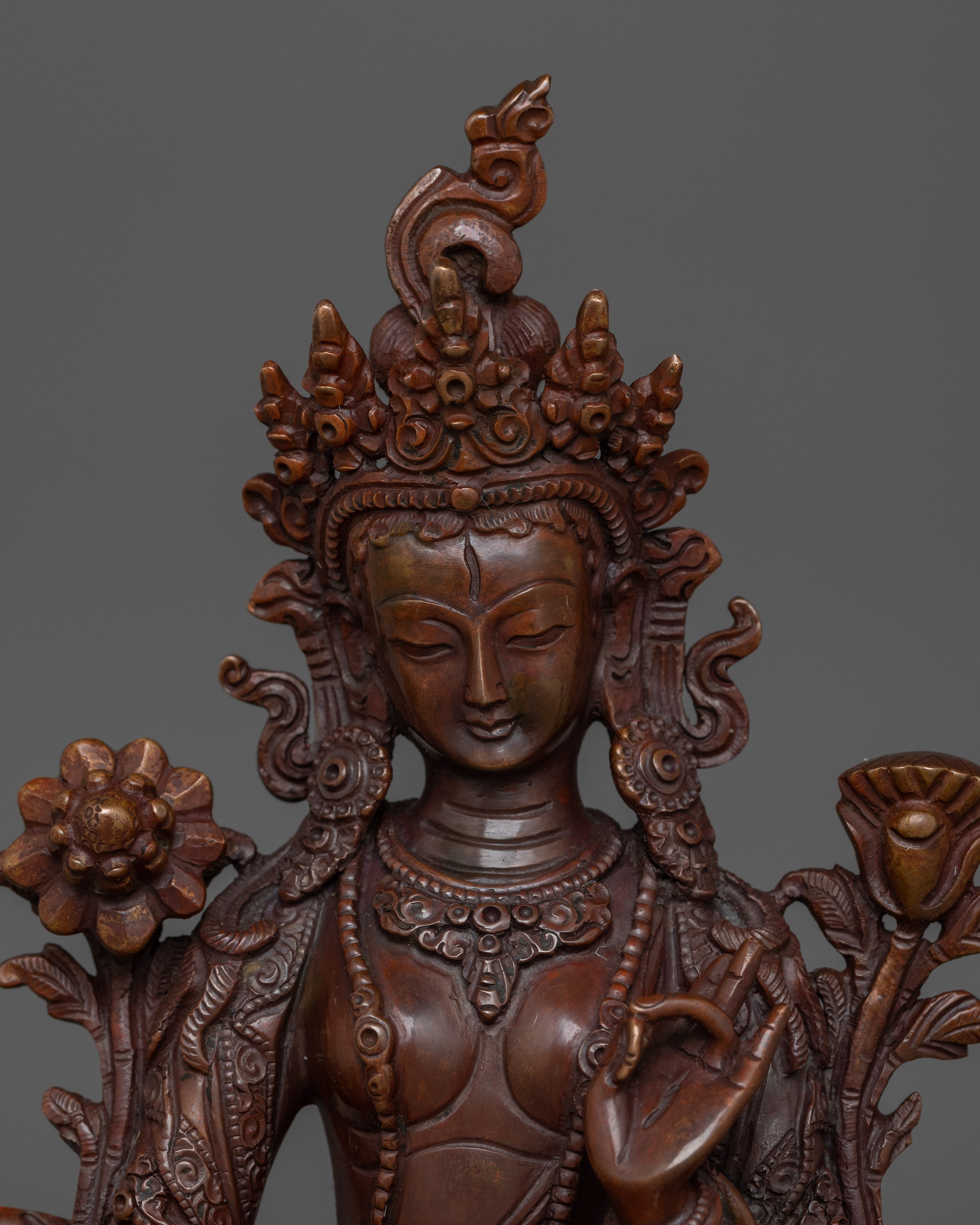 Divine Sculpture of White Tara | The Goddess of Compassion and Healing