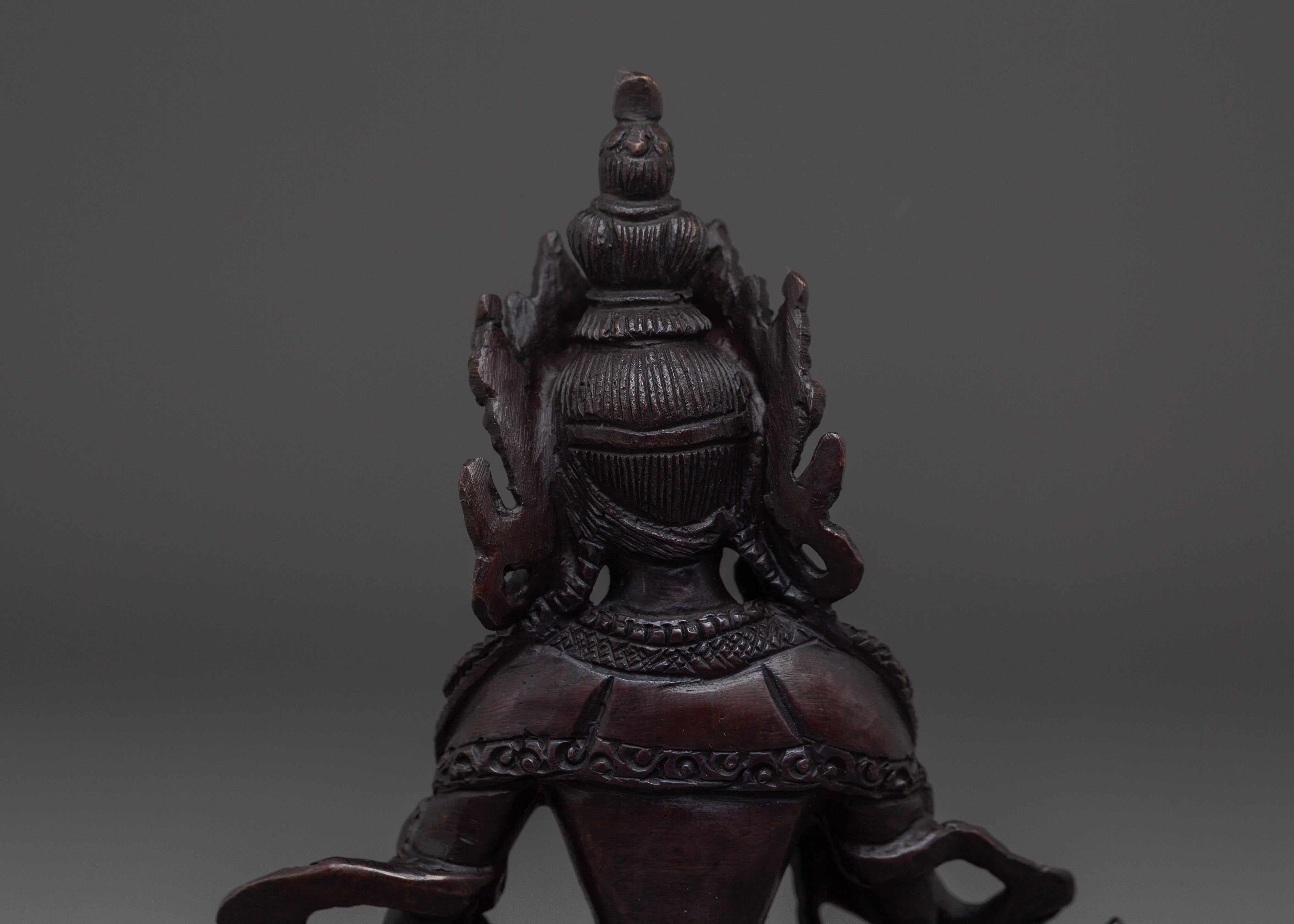 Oxidized Copper Vajrasattva | Statue for Meditation & Blessings